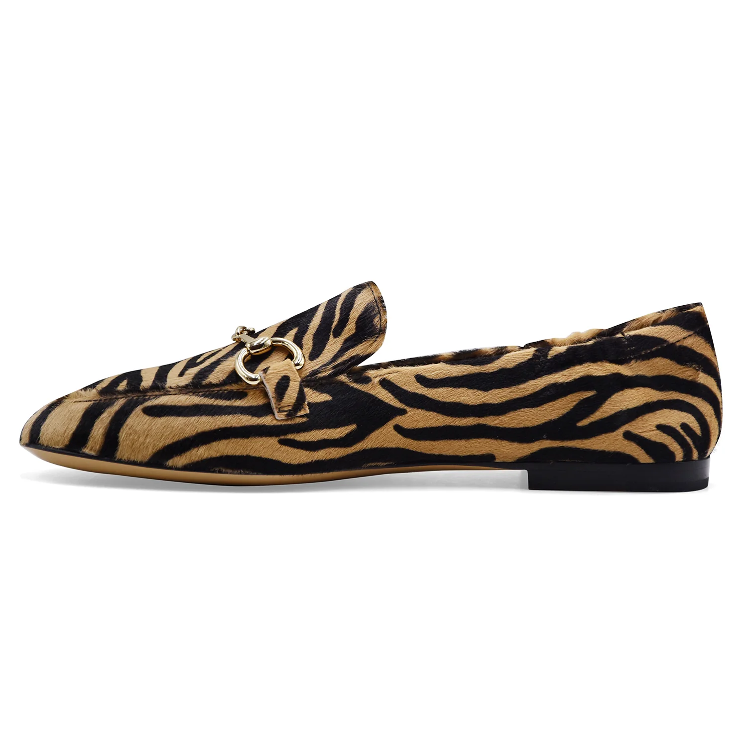 Mocassini Donna Pomme D’Or Zebra Cappuccino Look Casual Chic - Image 4