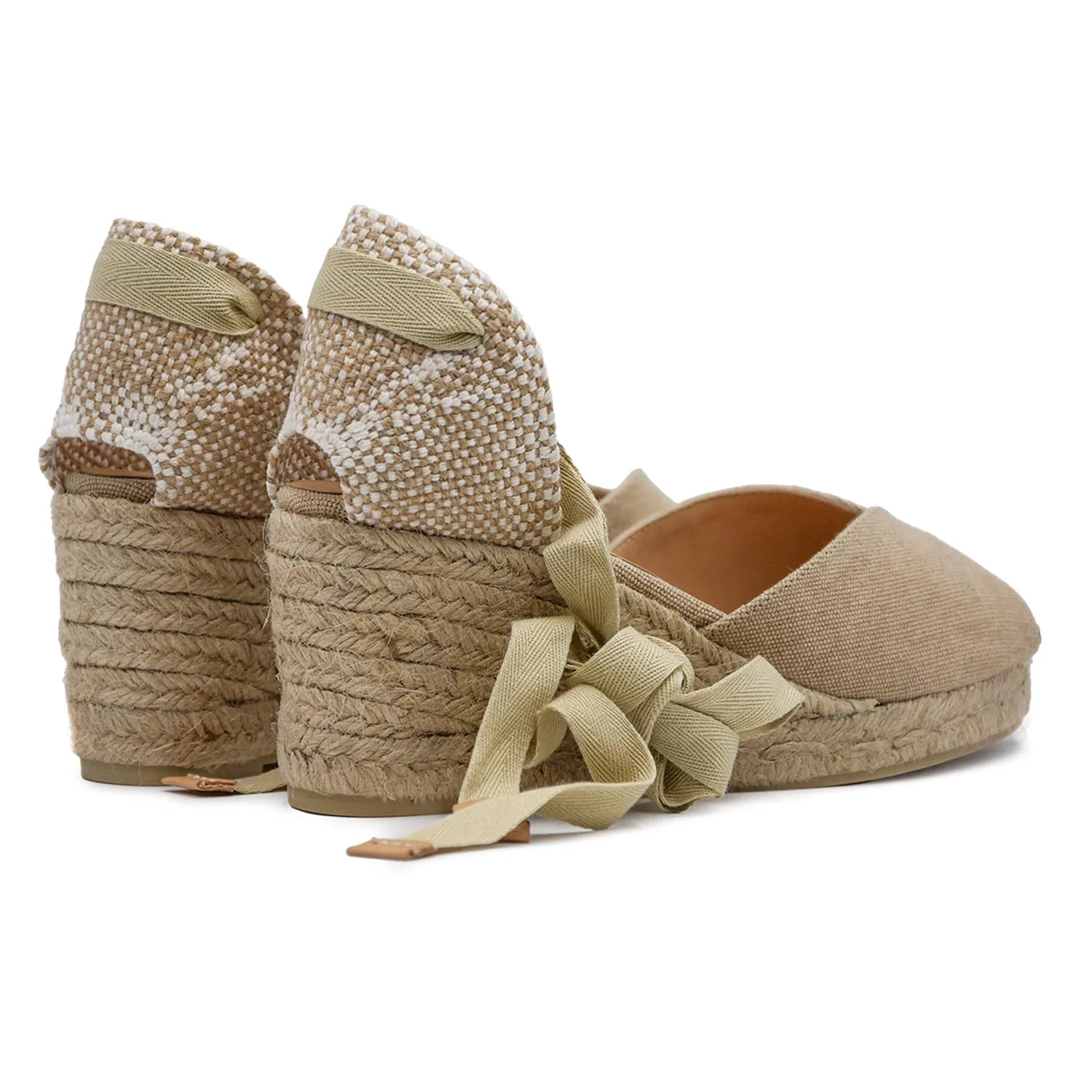 Castañer Bilina Dal Taglio Raffinato Frontale Sandali Sand Donna - Image 3