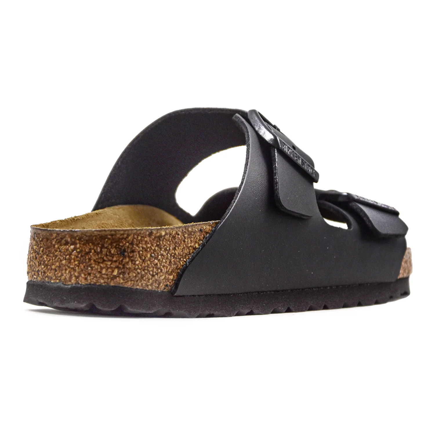 Sandali Birkenstock Arizona Uomo Nero Plantare In Sughero - Image 4