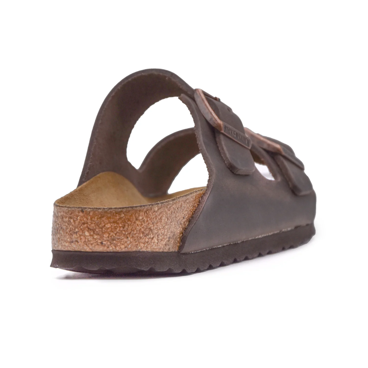 Birkenstock Arizona BS Donna Sandali Pelle Nabuk Oliata Marrone - Image 4