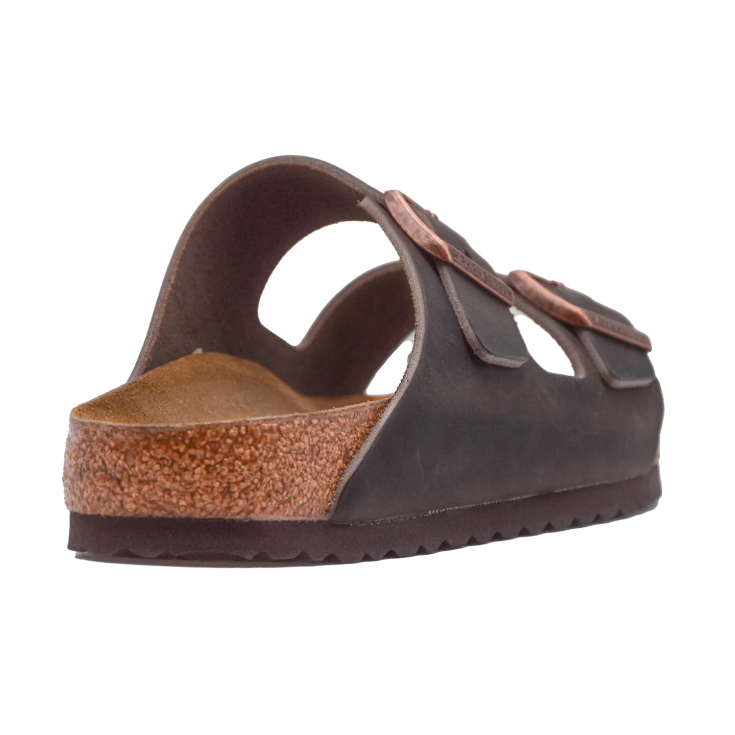 Birkenstock Uomo Arizona BS Sandali Marrone Oliato Privo Di Retro - Image 4