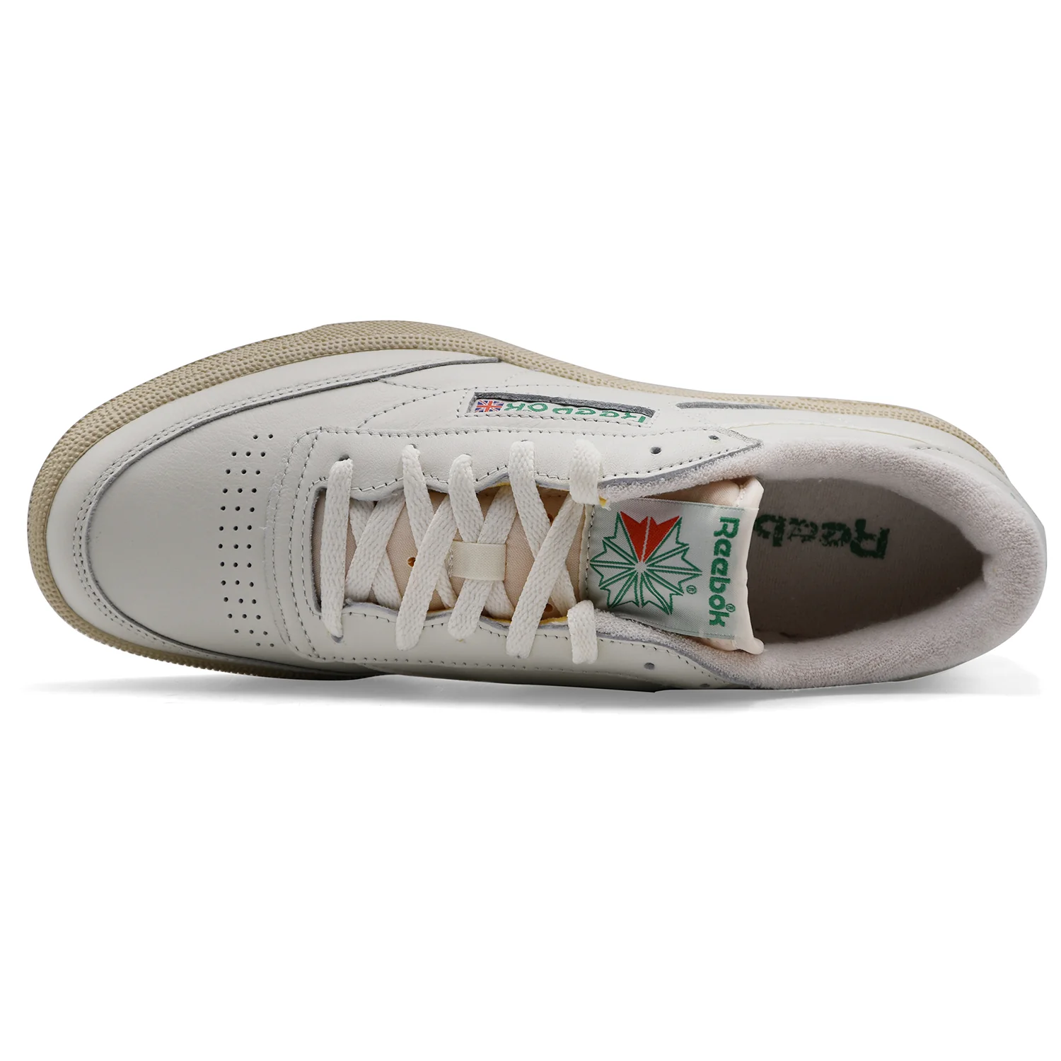 Sneakers Uomo Reebok Club C 85 Vintage Gesso Suola Antiabrasione - Image 4
