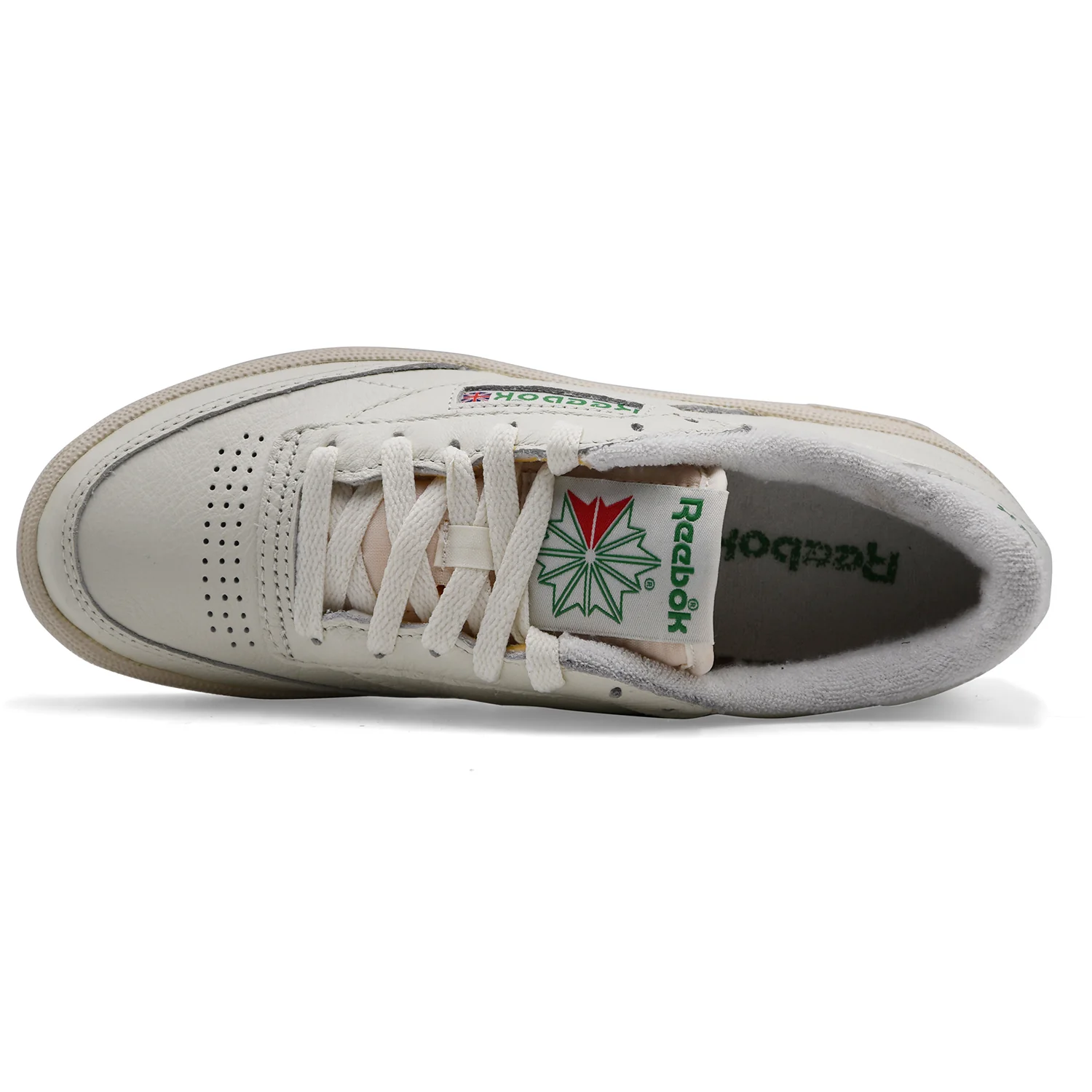 Sneakers Donna Reebok Club C 85 Vintage Iconicità Gesso Verde - Image 3