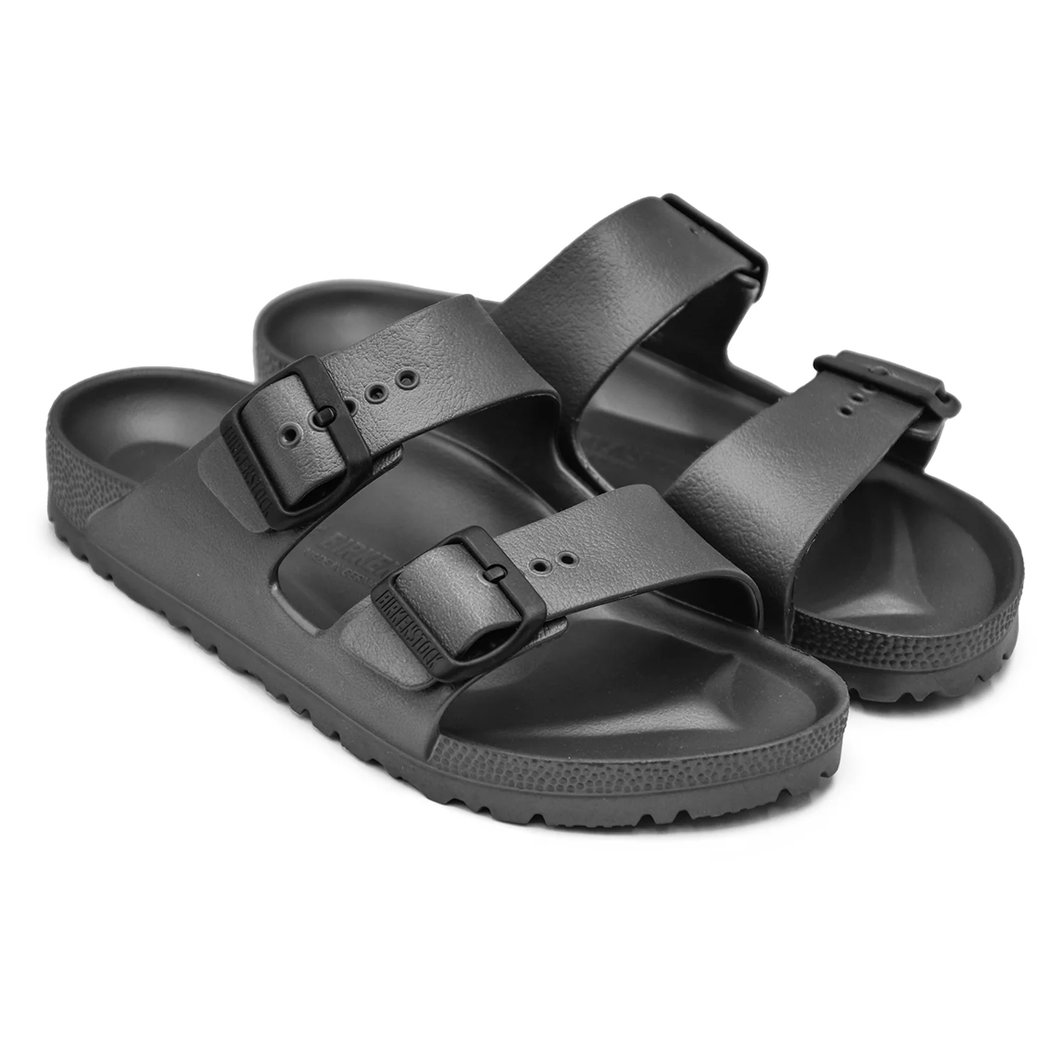 Arizona Sandali Donna Birkenstock Grigio EVA Leggera Ed Elastica - Image 2