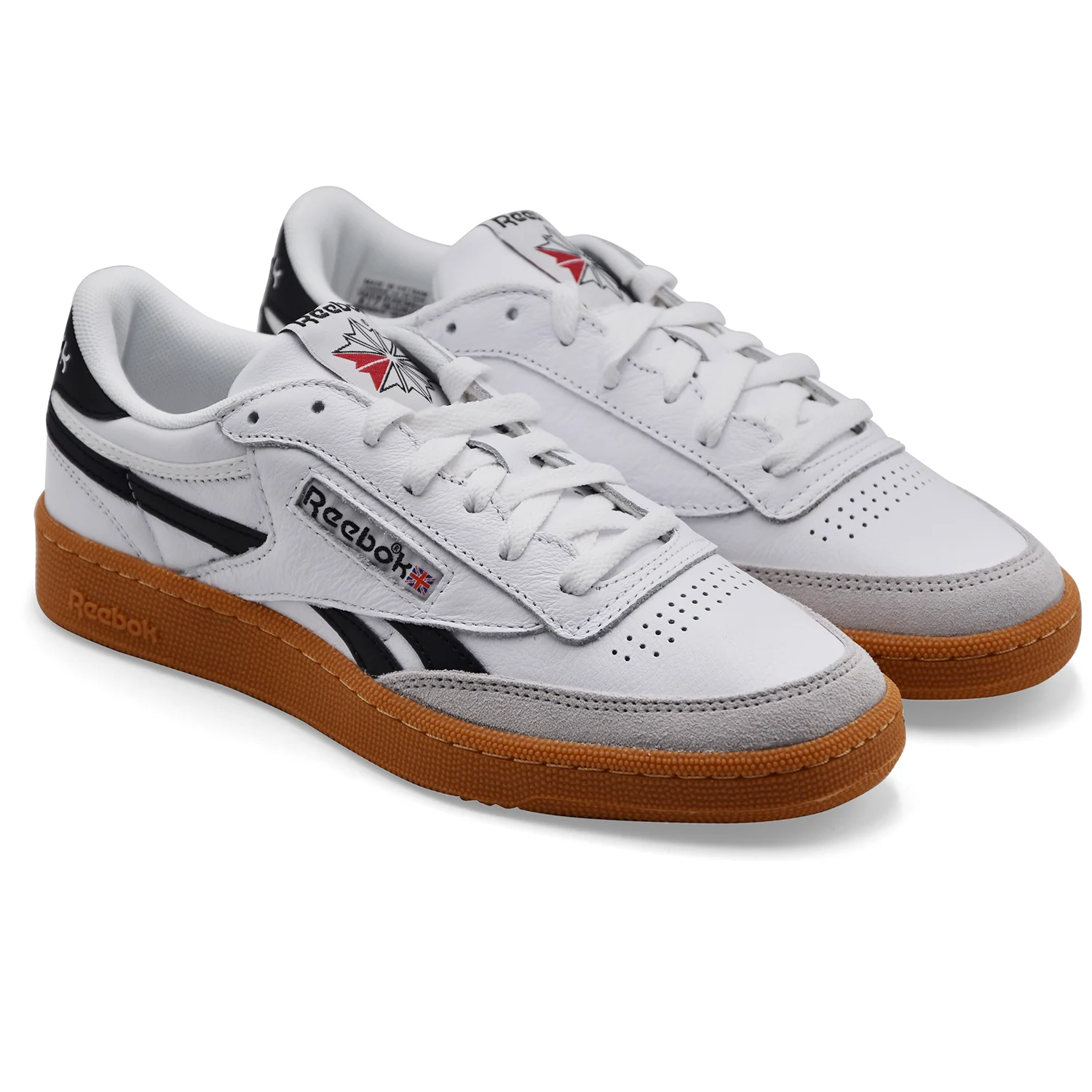 Sneakers Uomo Reebok Bianco Nero Classic Club C Revenge Vintage - Image 2