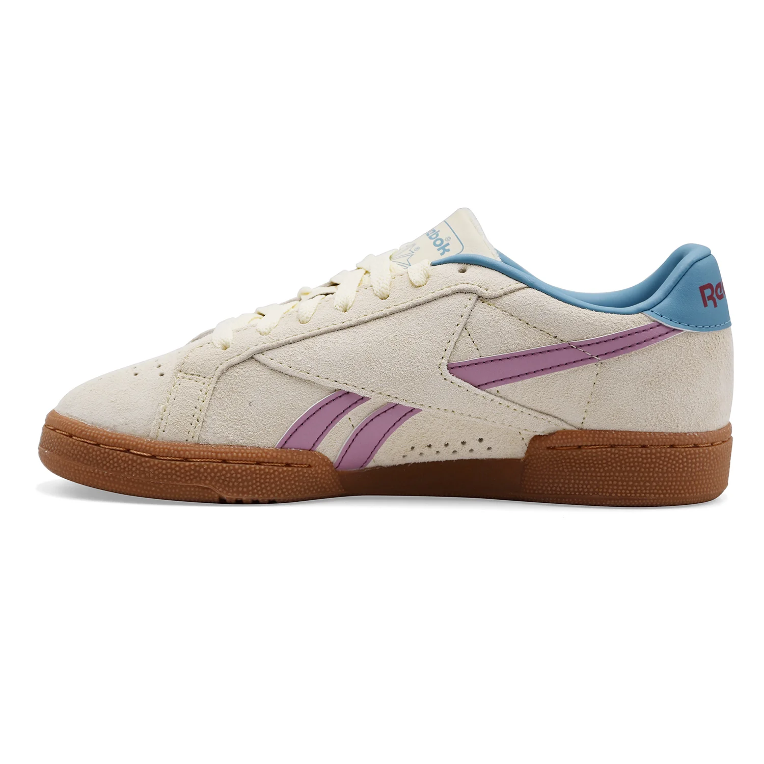 Sneakers Reebok Donna CLUC C GROUNDS UK Pelle Scamosciata Avorio - Image 4