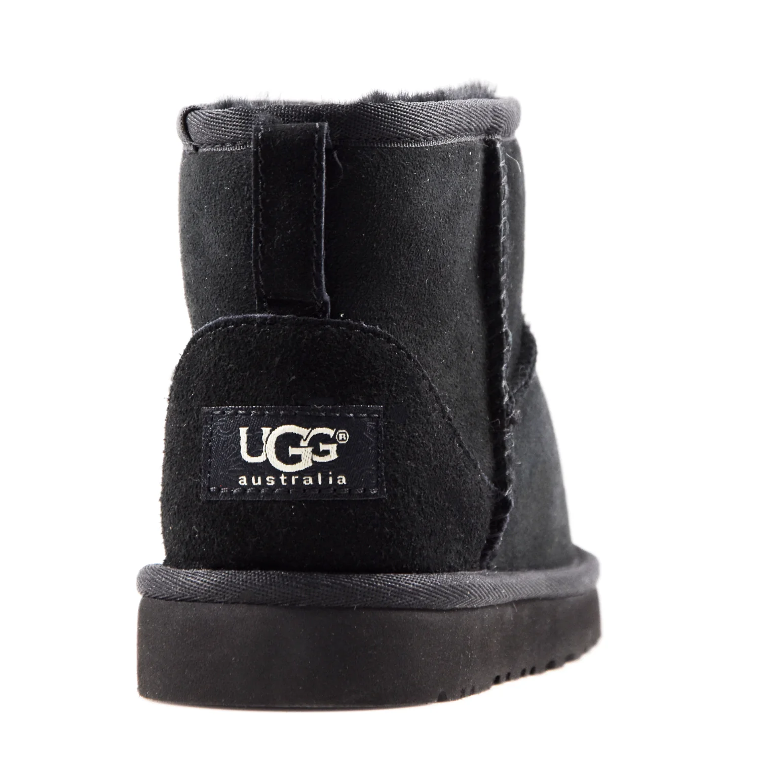 Stivaletto Ugg Junior In Montone Nero Modello Classic Mini - Image 3