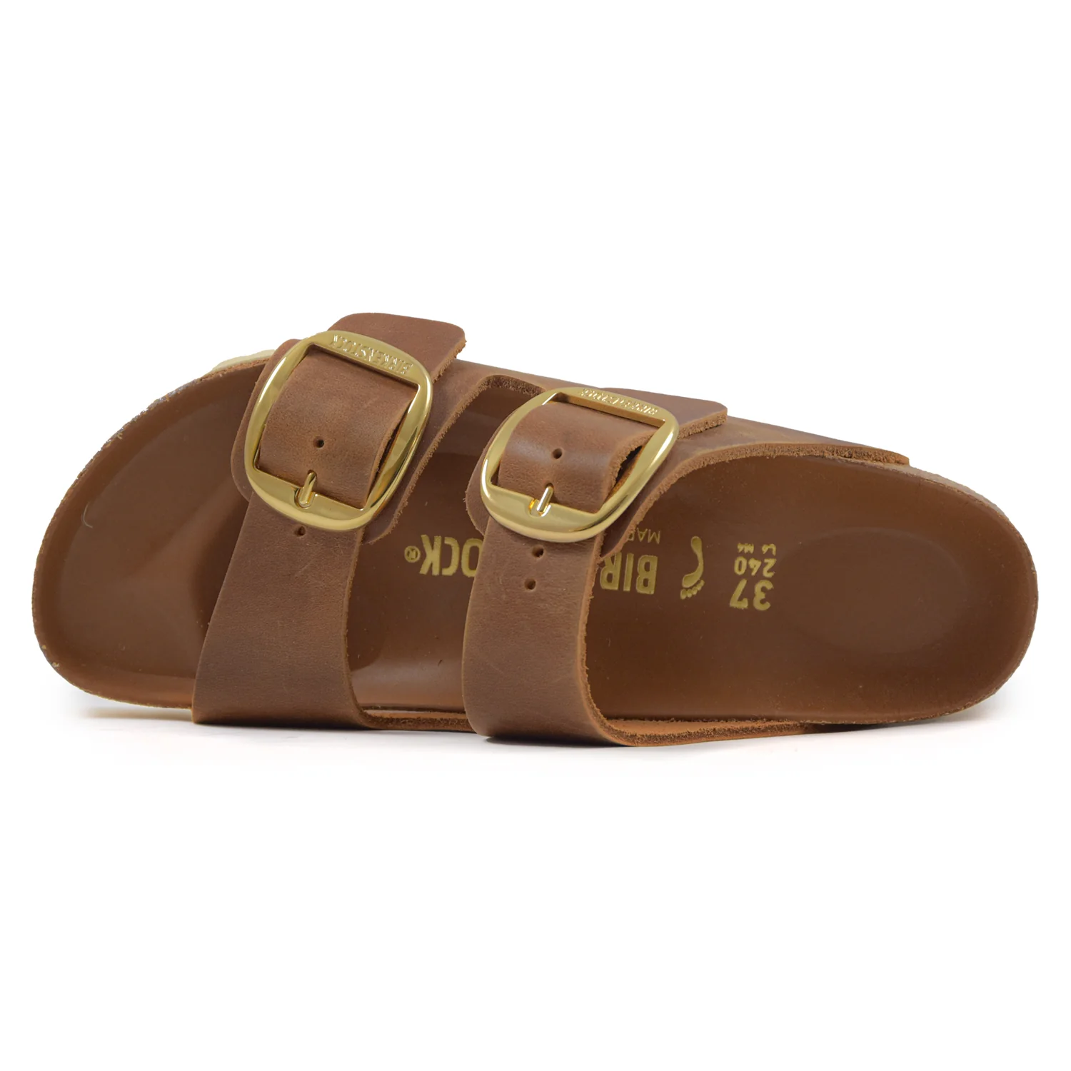 Birkenstock Sandali Donna Arizona Big Buckle Cognac Fibbia Ardiglione - Image 3