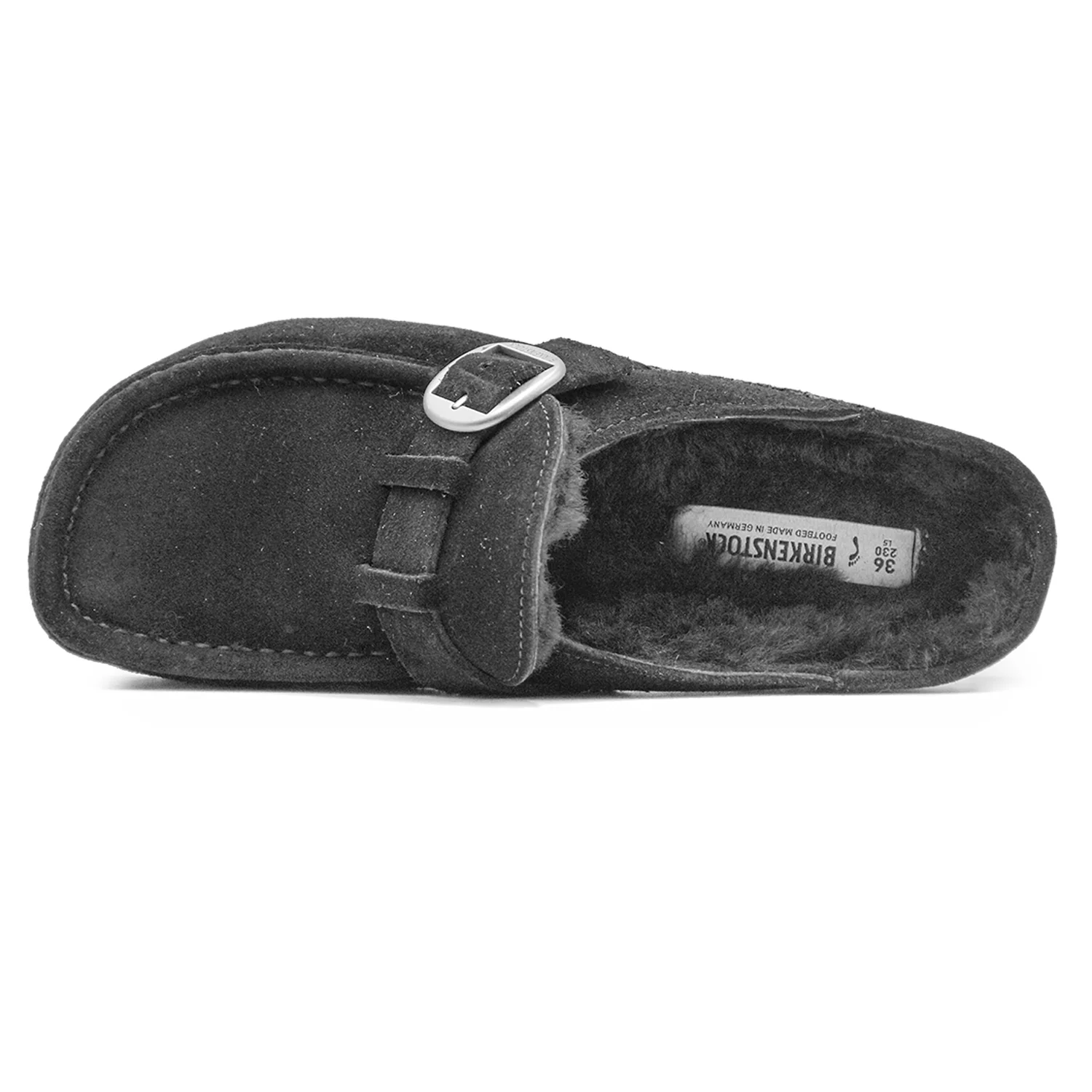 Birkenstock Sabot Buckley Nero Donna Con Fibbia Ad Ardiglione - Image 3