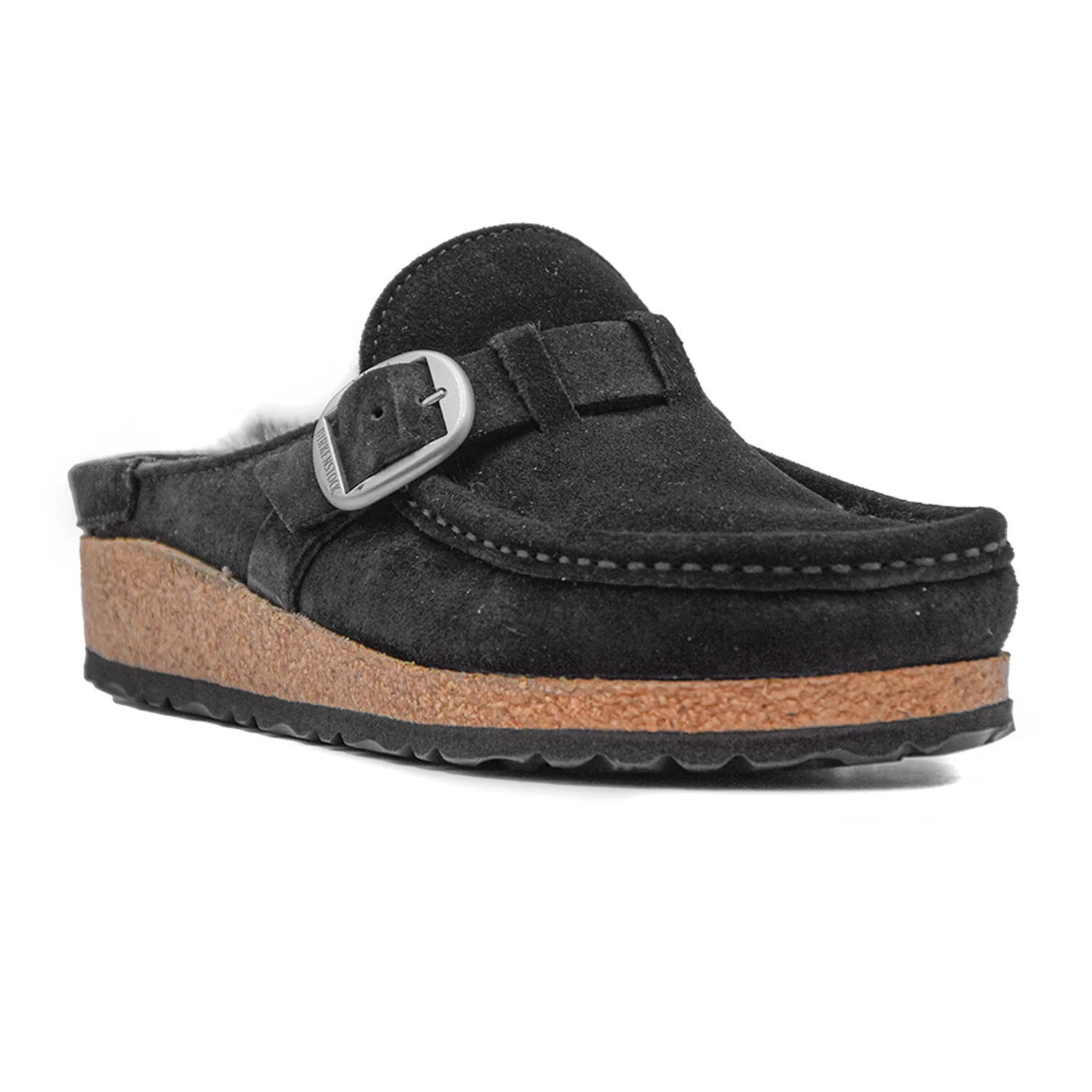 Birkenstock Sabot Buckley Nero Donna Con Fibbia Ad Ardiglione - Image 5