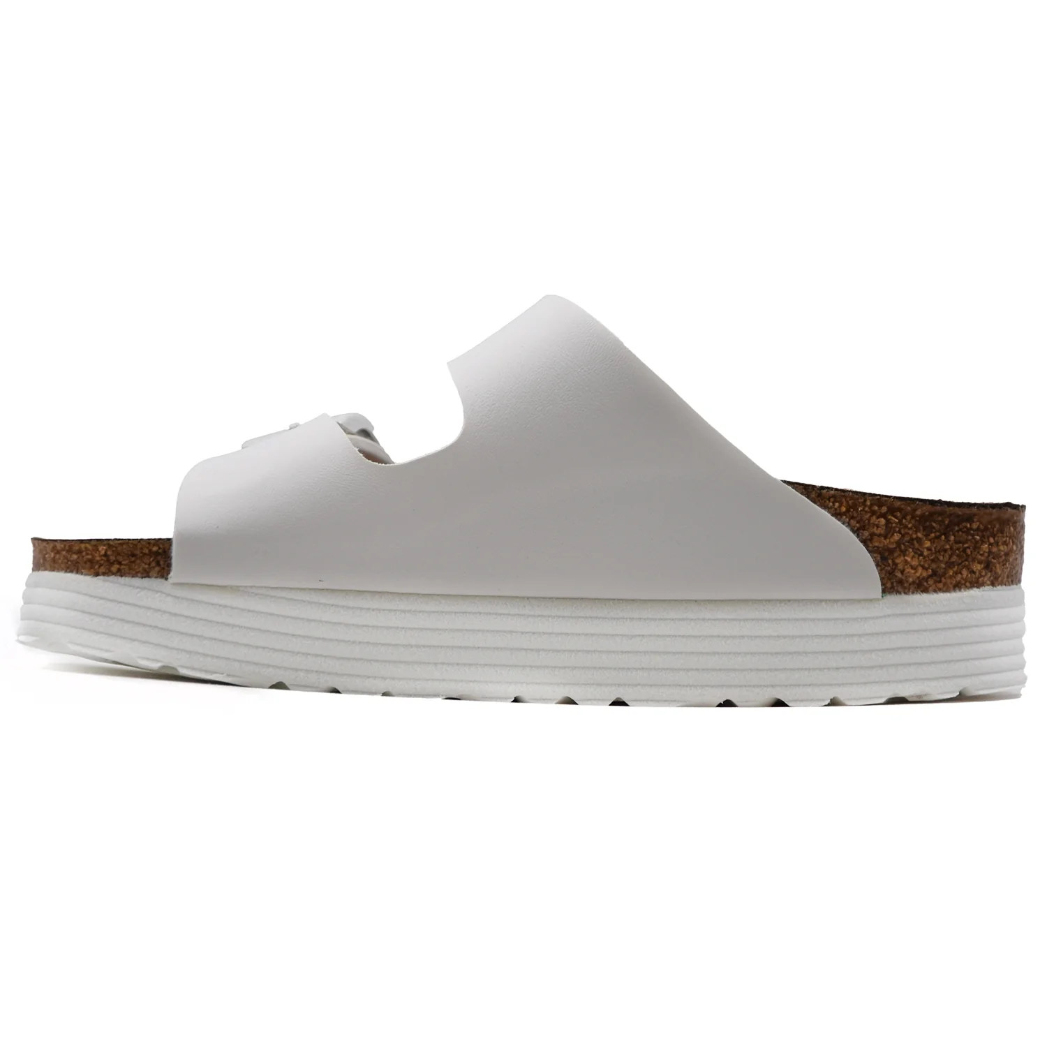 Birkenstock Arizona Papillio Platform Sandali Donna Bianco - Image 2