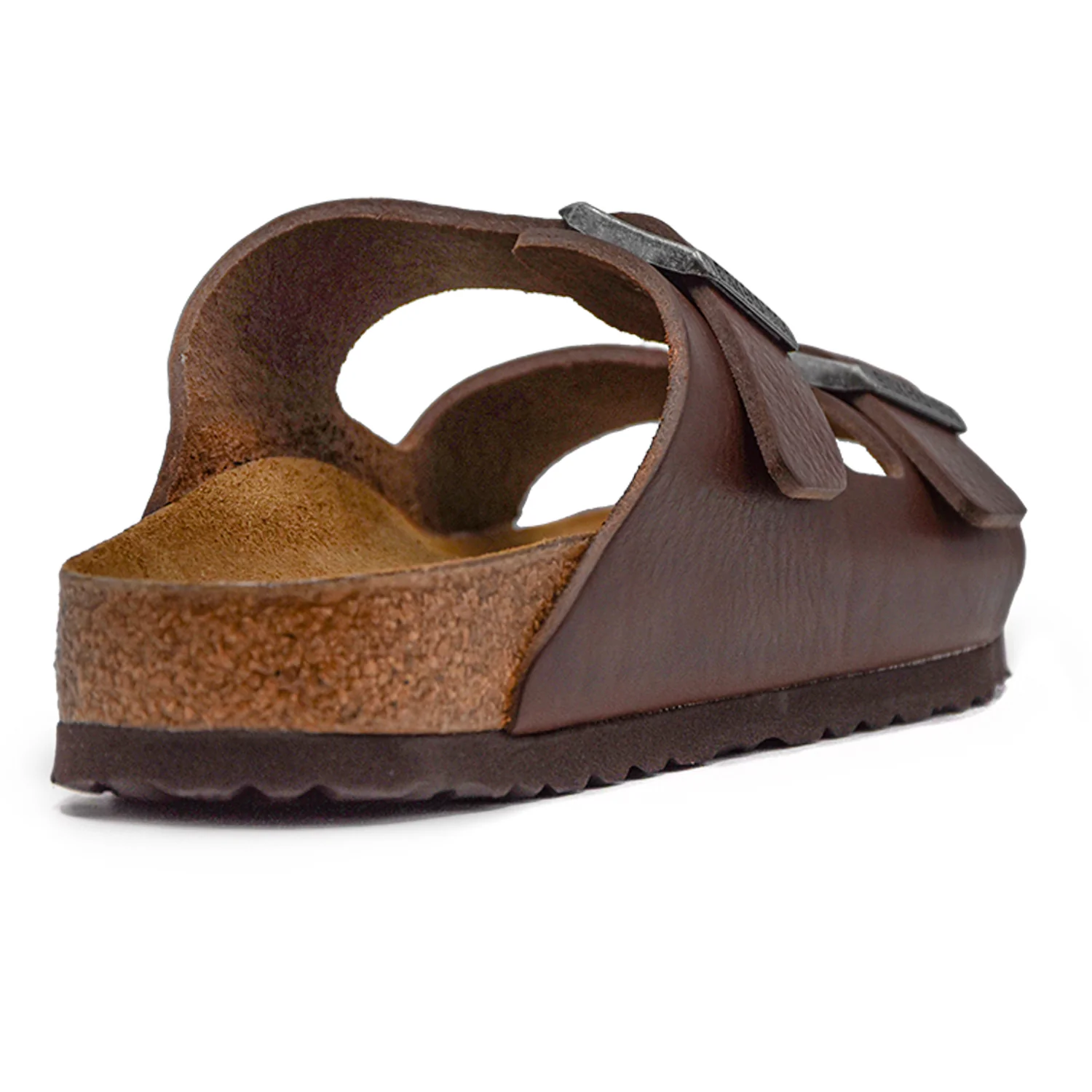 Birkenstock Arizona Sandali Uomo Pelle Marrone Dal Look Vintage - Image 4