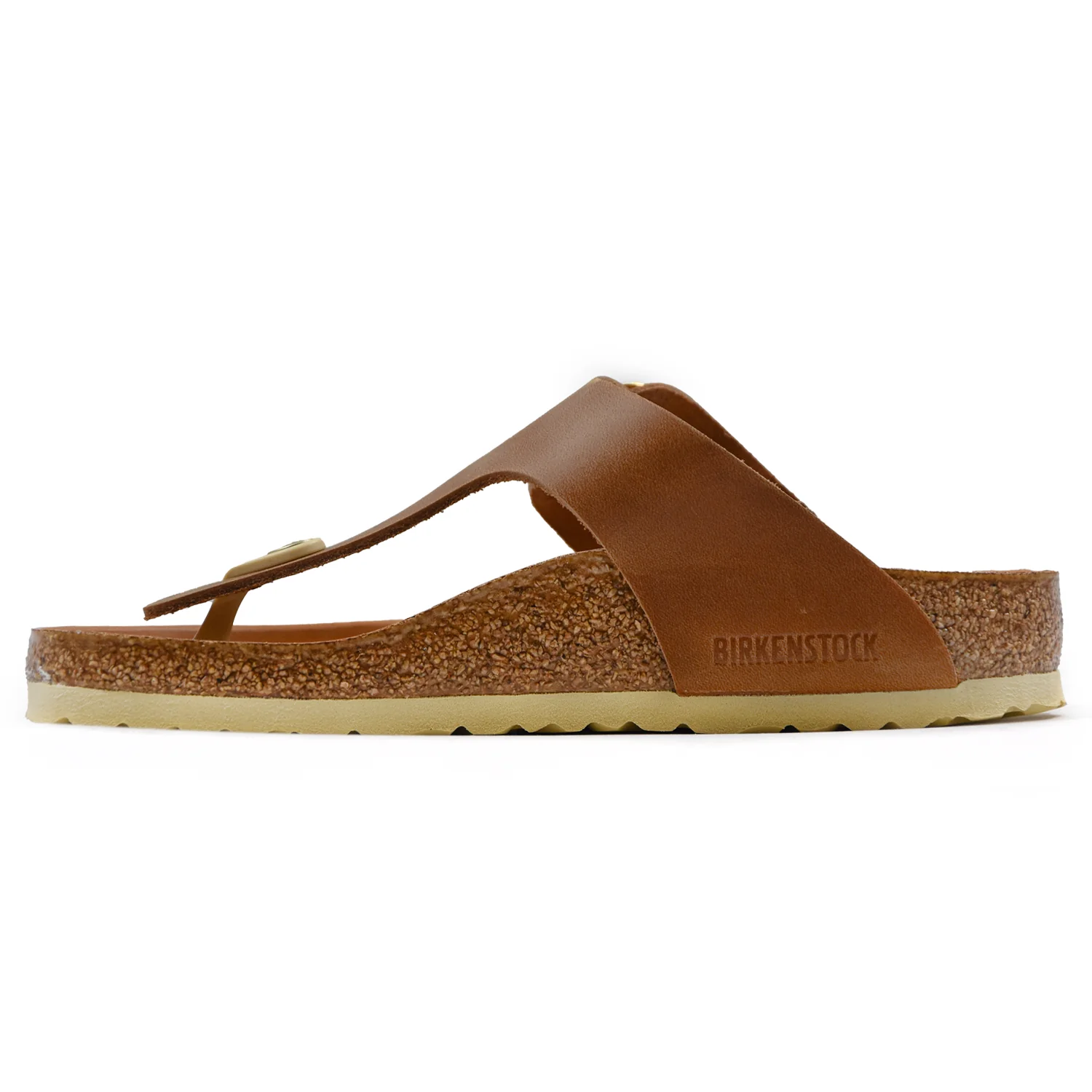 Birkenstock Gizeh Buckle Cognac Sandali Infradito Donna Con Plantare - Image 3