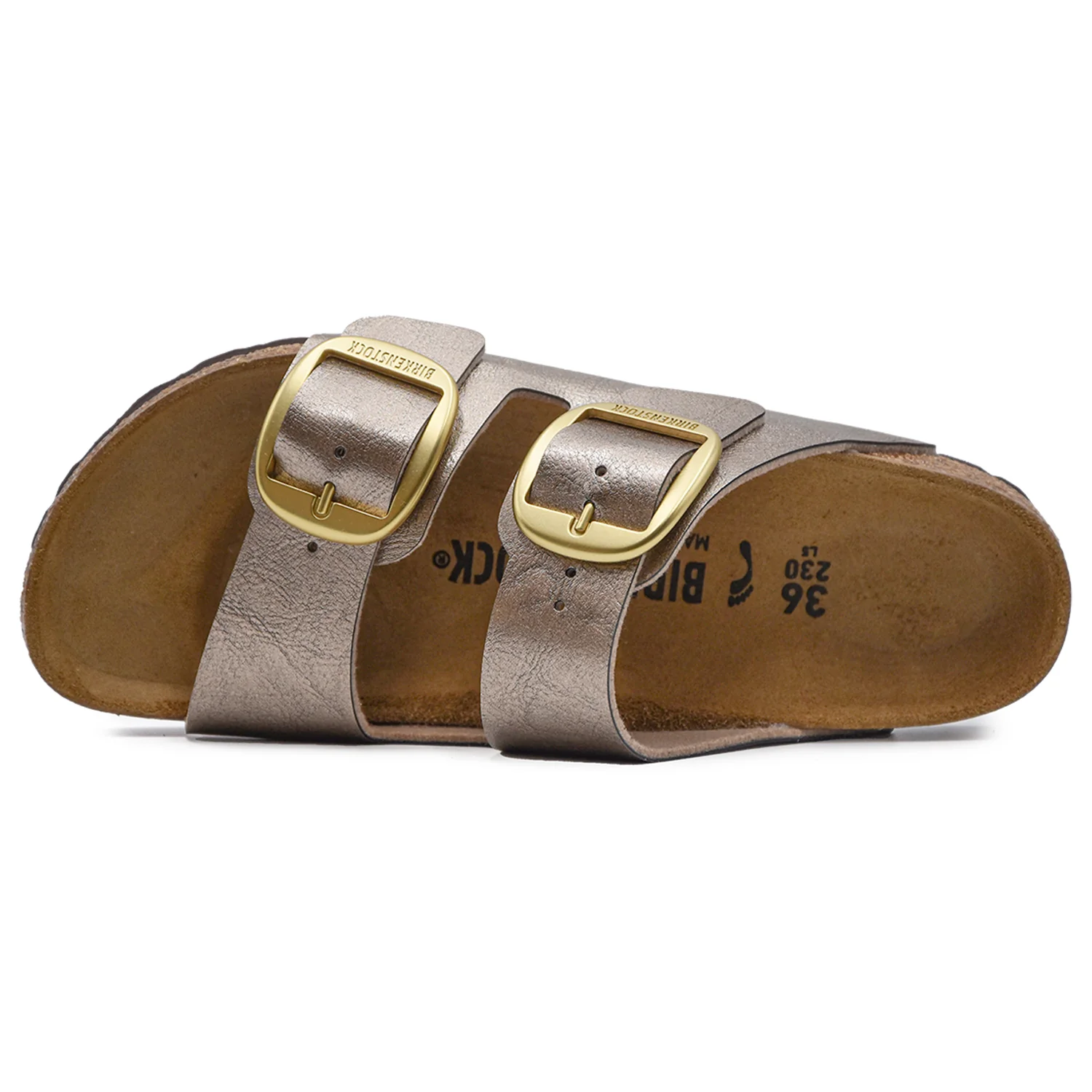 Birkenstock Arizona Big Buckle Donna Taupe Fibbie Ad Ardiglione - Image 3