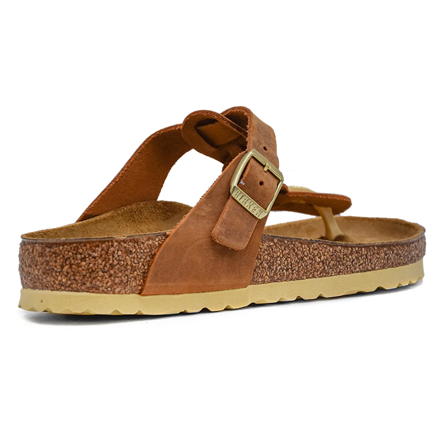 Birkenstock Gizeh Sandalo Donna Cuoio Motivo A Intreccio Frontale - Image 4