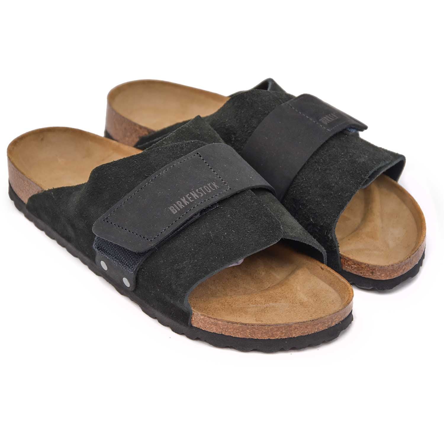 Sandali Birkenstock Kyoto Nero Con Rivetti Decorativi Uomo - Image 2