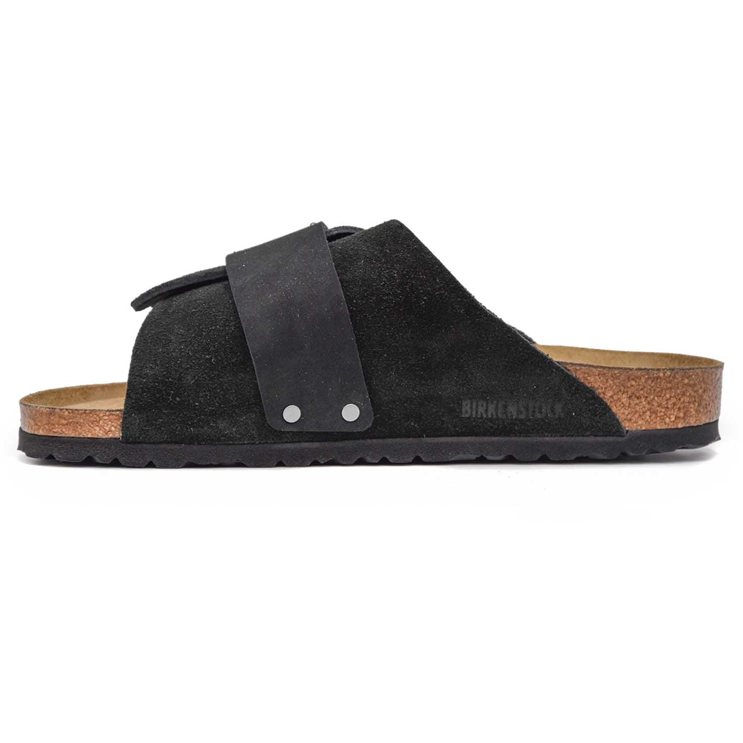 Sandali Birkenstock Kyoto Nero Con Rivetti Decorativi Uomo - Image 4