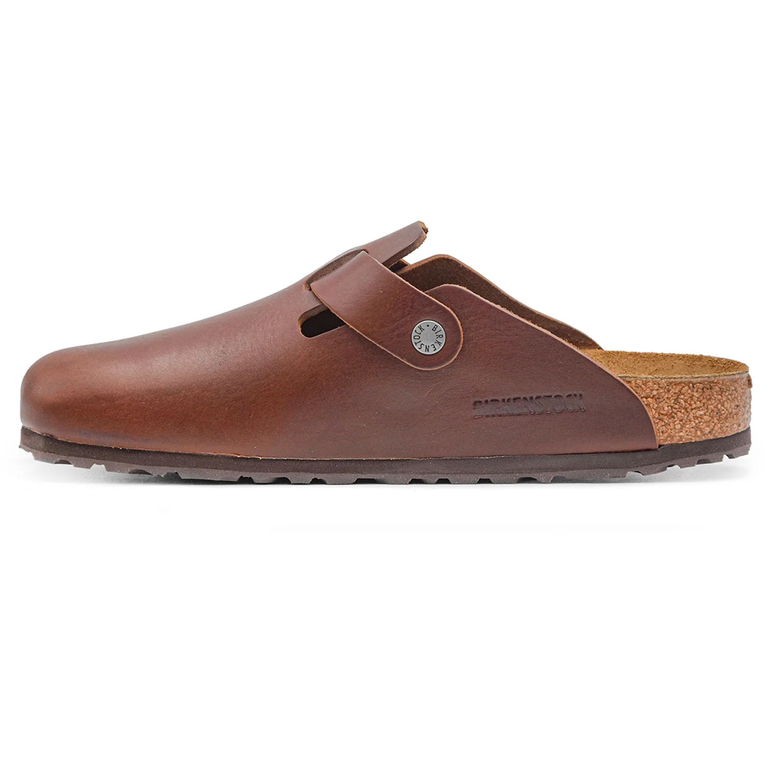Birkenstock Boston Grip Sabot Uomo Marrone Dal Look Vintage - Image 3