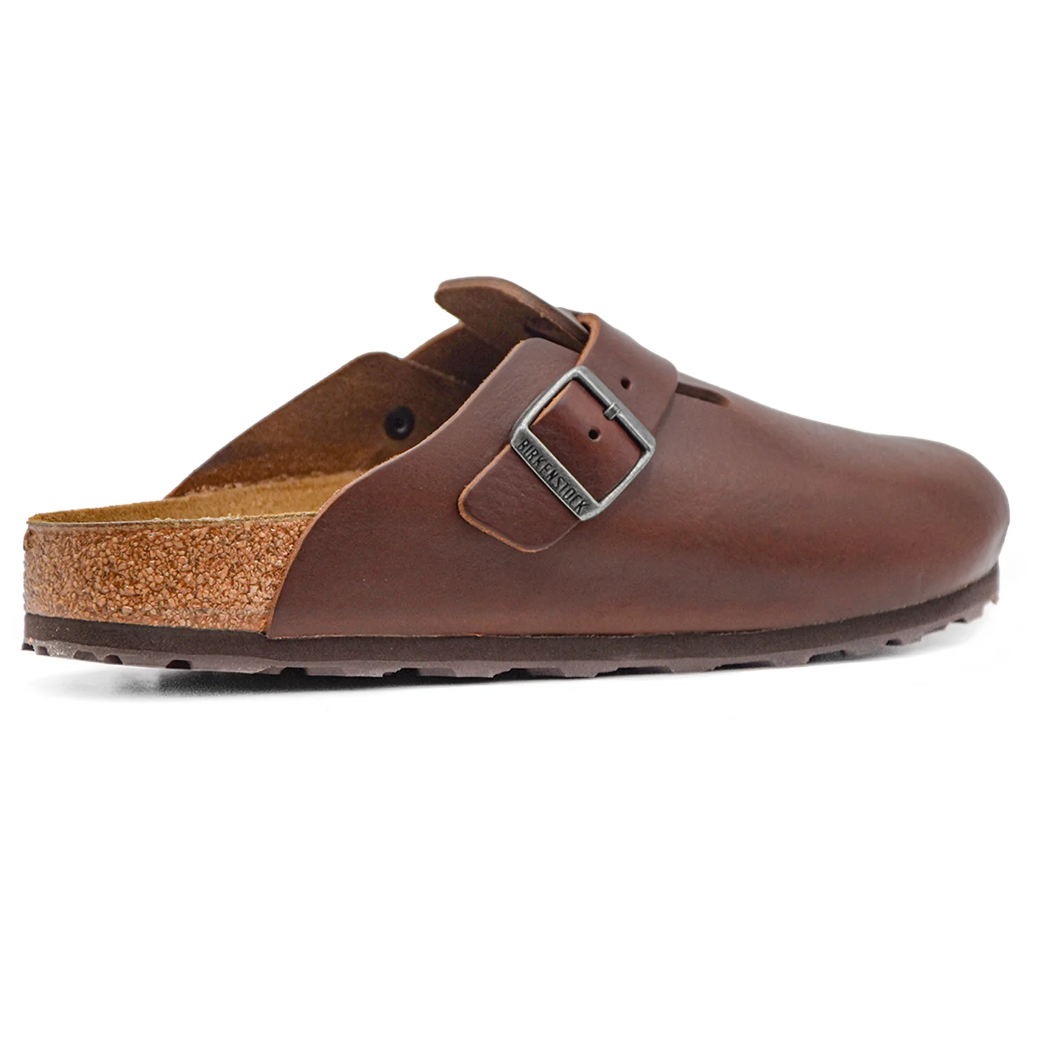 Birkenstock Boston Grip Sabot Uomo Marrone Dal Look Vintage - Image 4