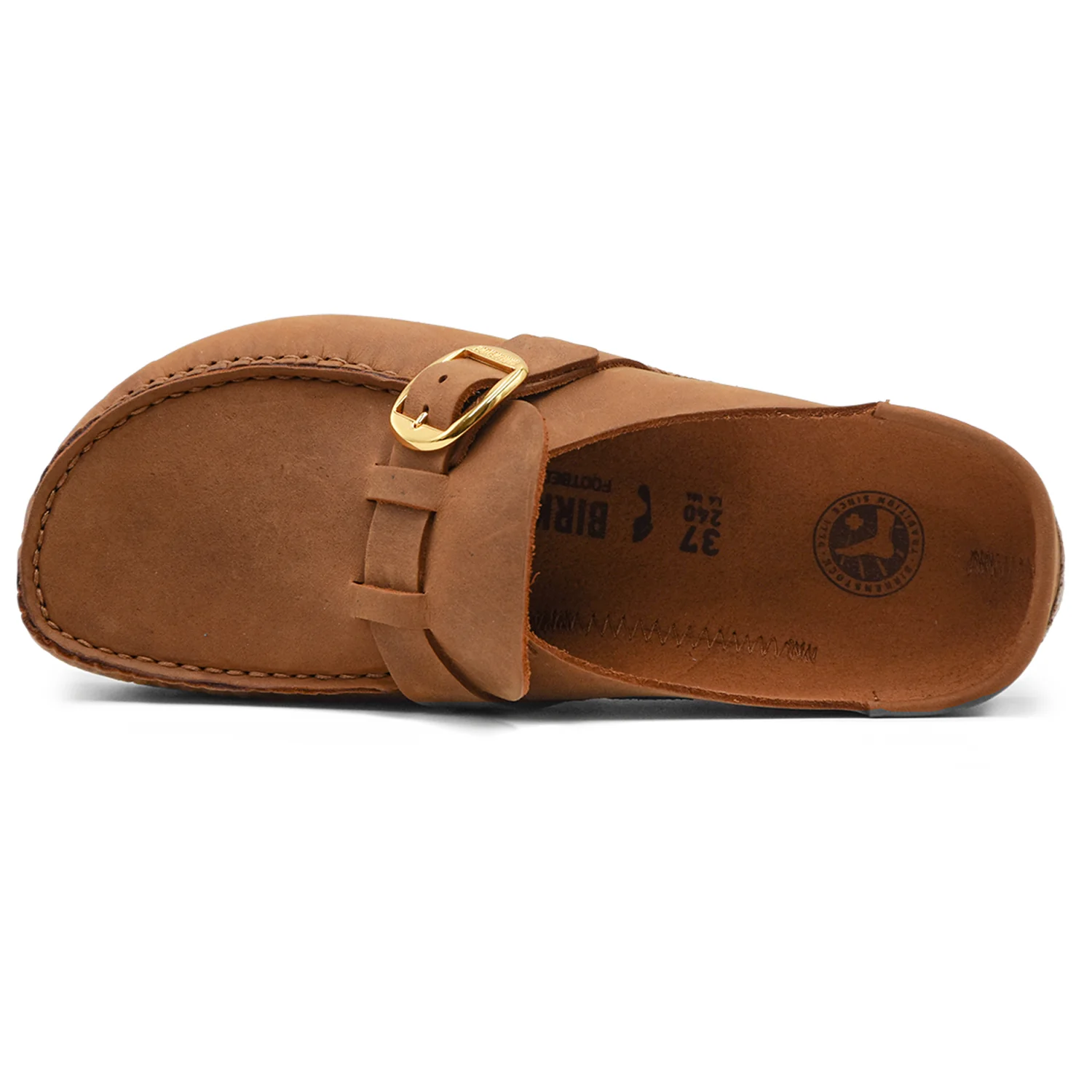 Birkenstock Sabot Buckley Cognac Donna Dallo Stile Mocassino - Image 3