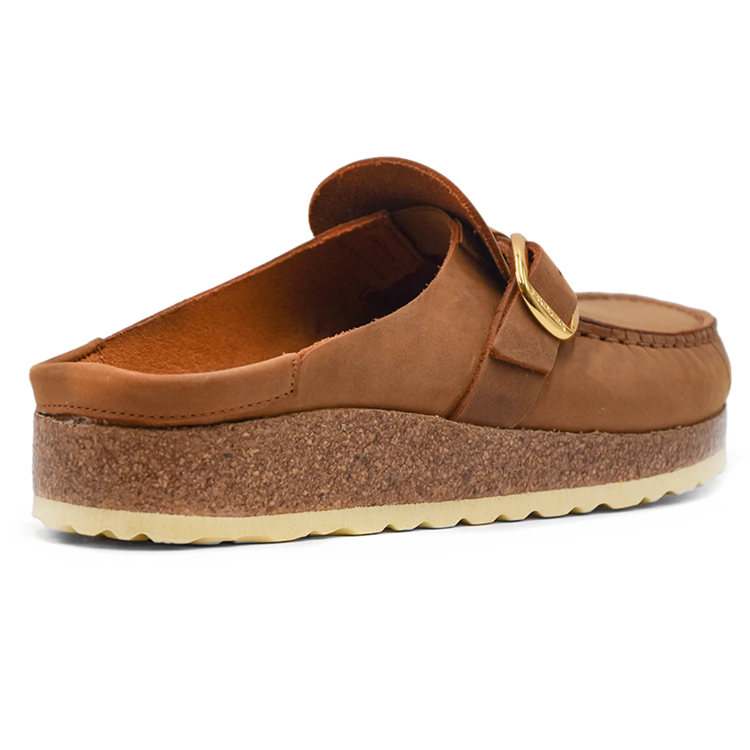 Birkenstock Sabot Buckley Cognac Donna Dallo Stile Mocassino - Image 4
