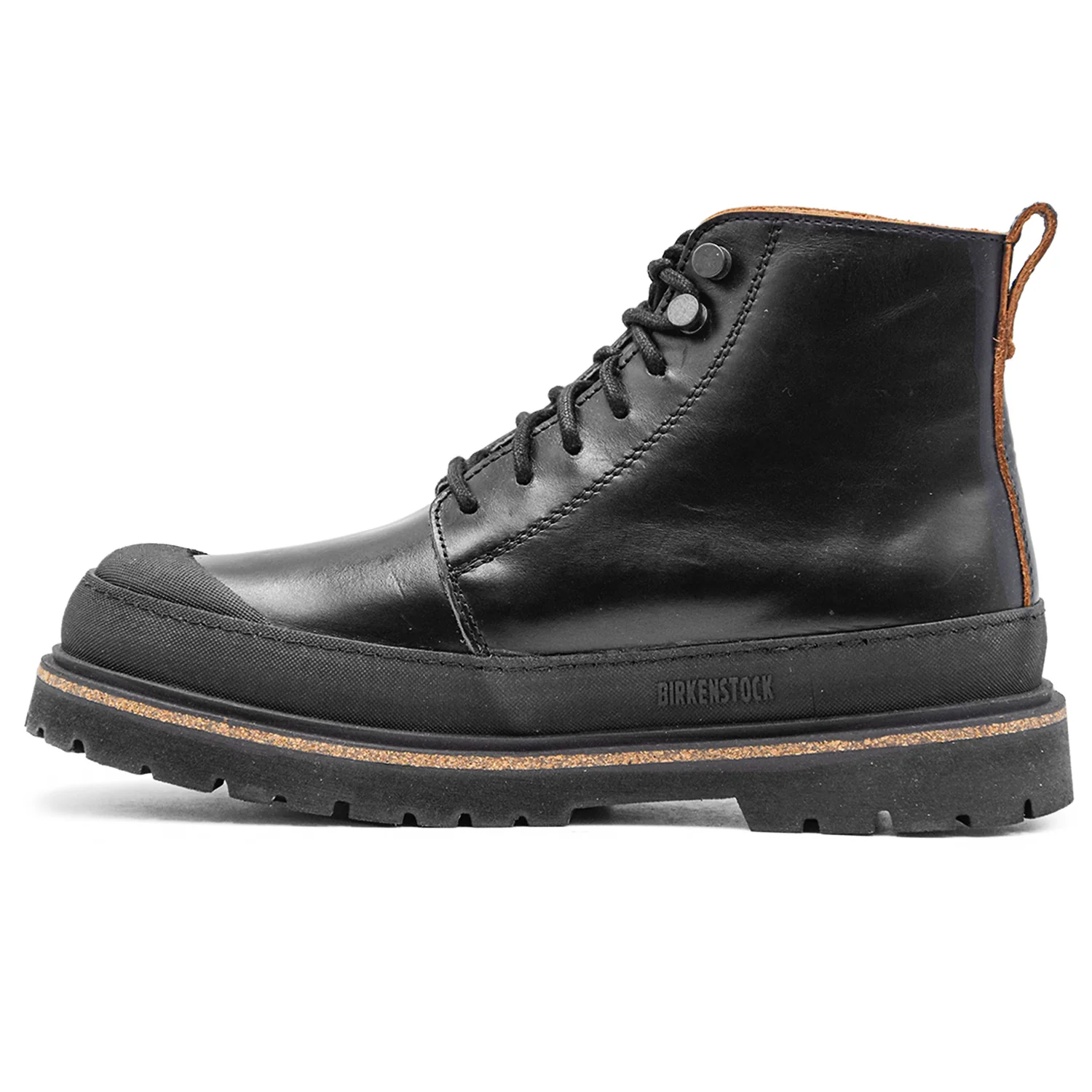 Birkenstock Polacchino Uomo Prescott Nero Con Plantare Sagomato - Image 2