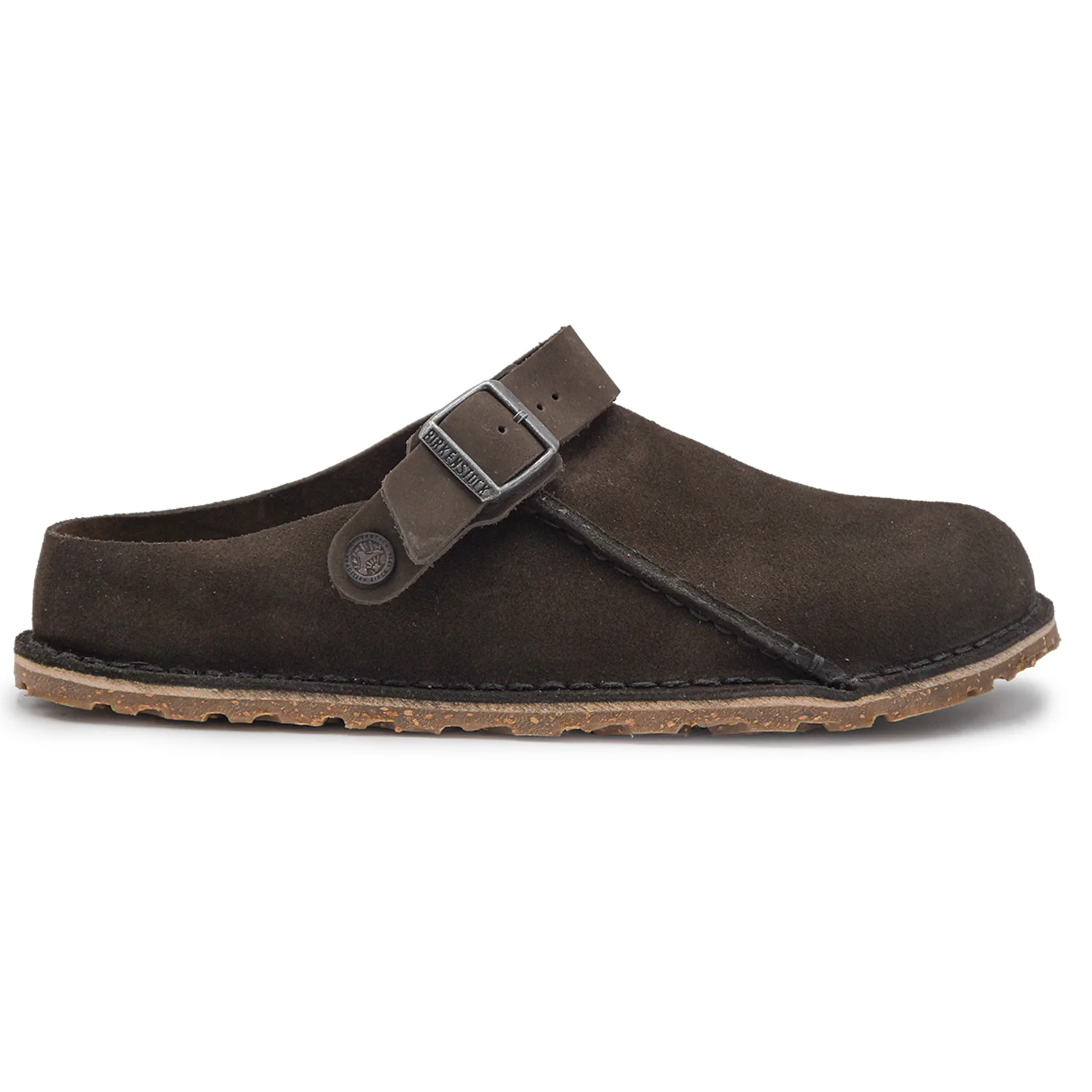 Sabot Birkenstock Uomo Lutry Marrone Dai Plantari Intercambiabili