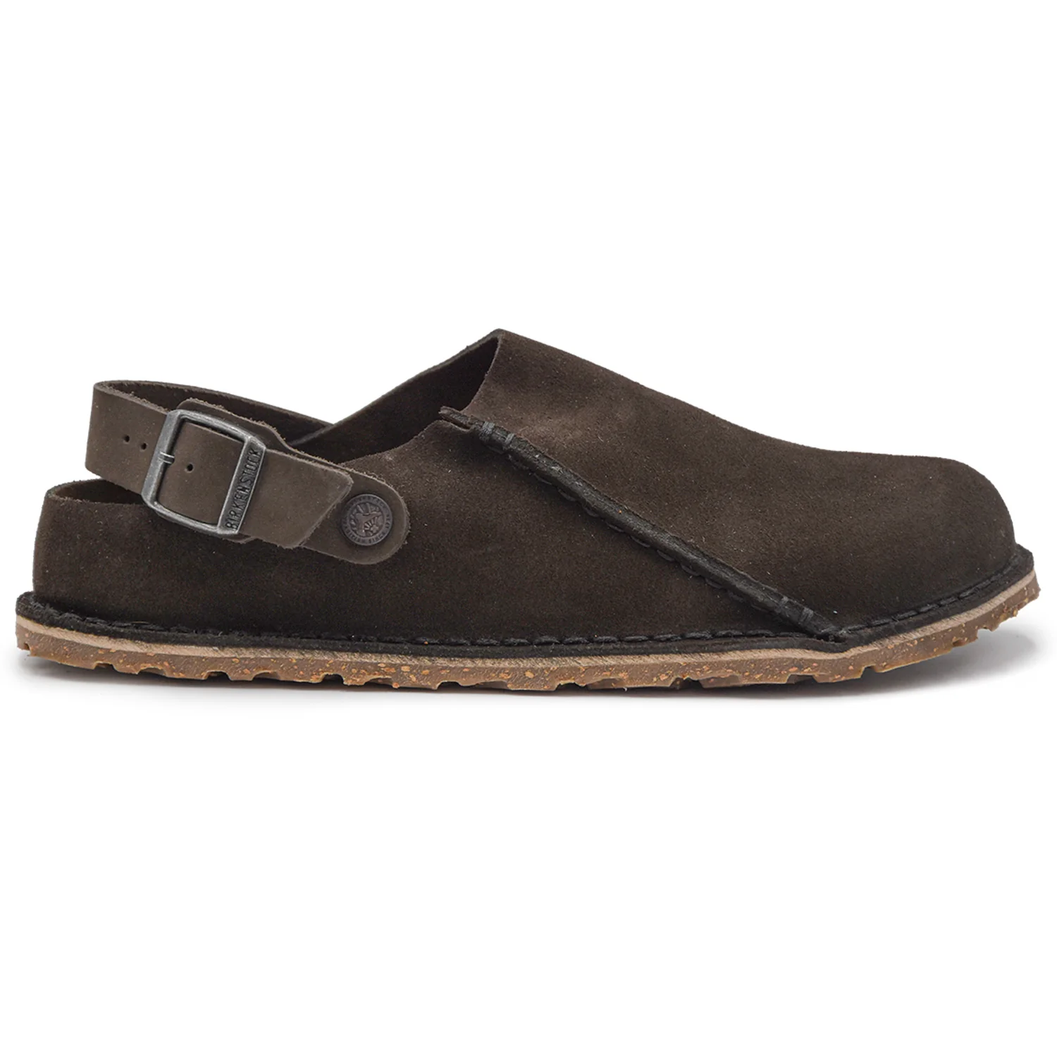 Sabot Birkenstock Uomo Lutry Marrone Dai Plantari Intercambiabili - Image 2
