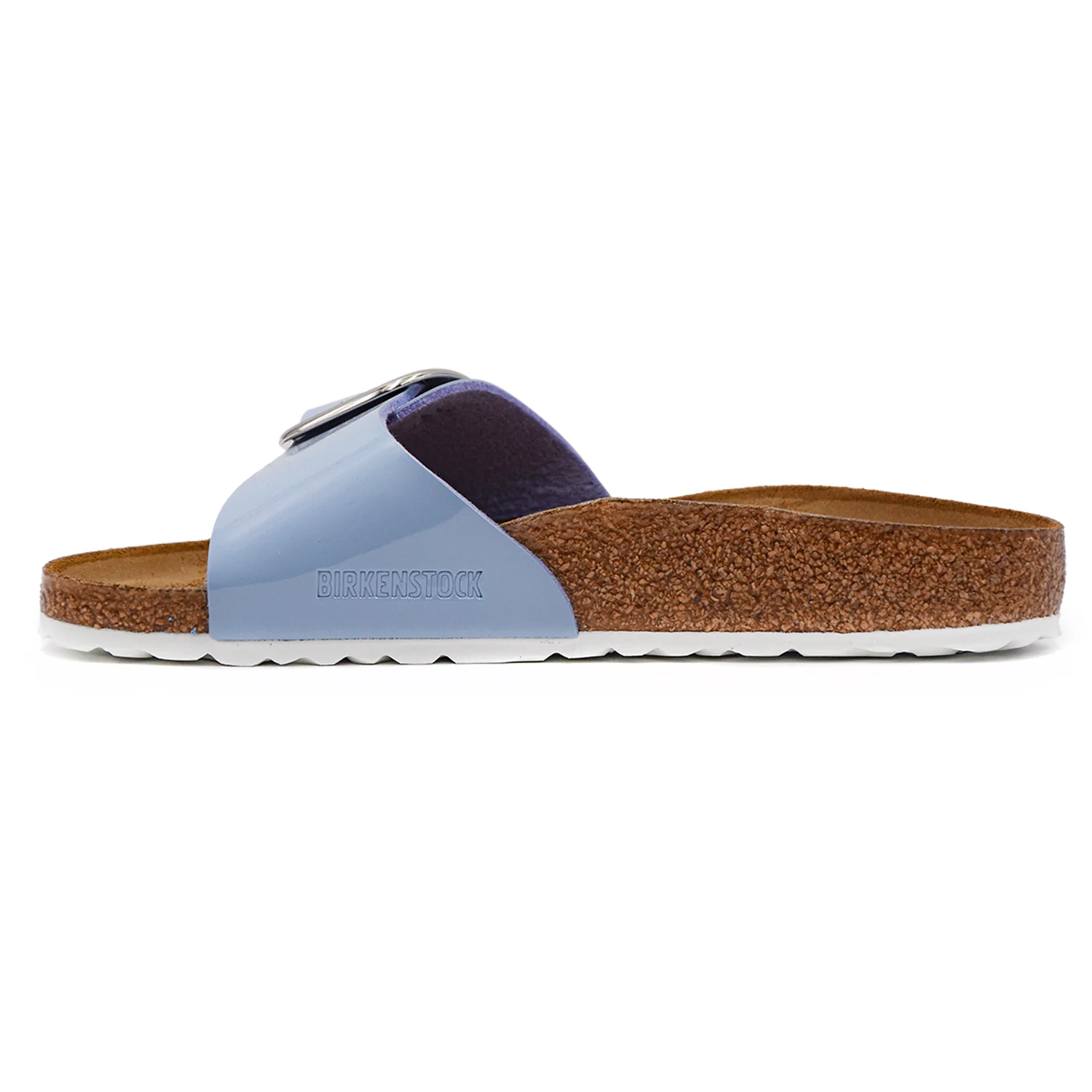 Sandali Madrid Azzurro Laccato Birkenstock Donna Calzata Stretta - Image 2