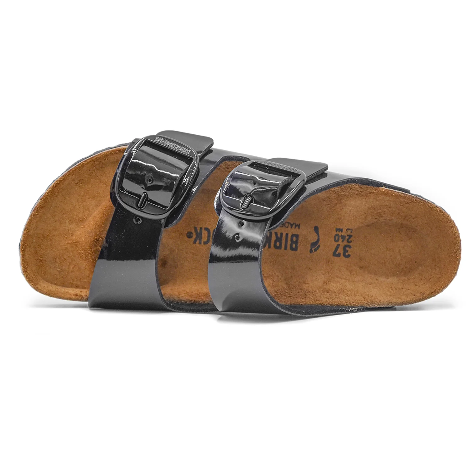 Birkenstock Big Buckle Arizona Nero Donna Con Fibbie A Spillo - Image 2
