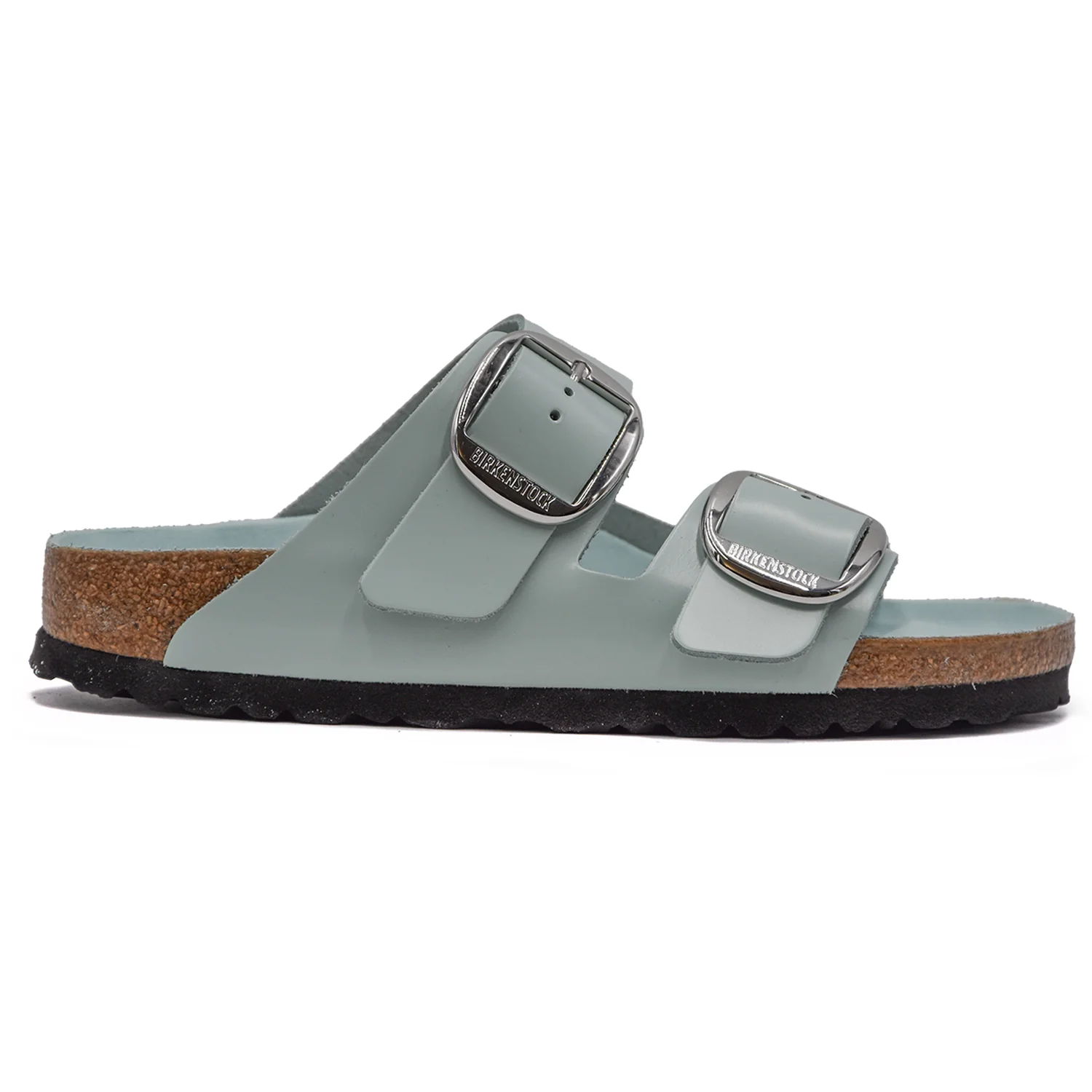 Birkenstock Donna Arizona Buckle Turchese Dalla Finitura Laccata