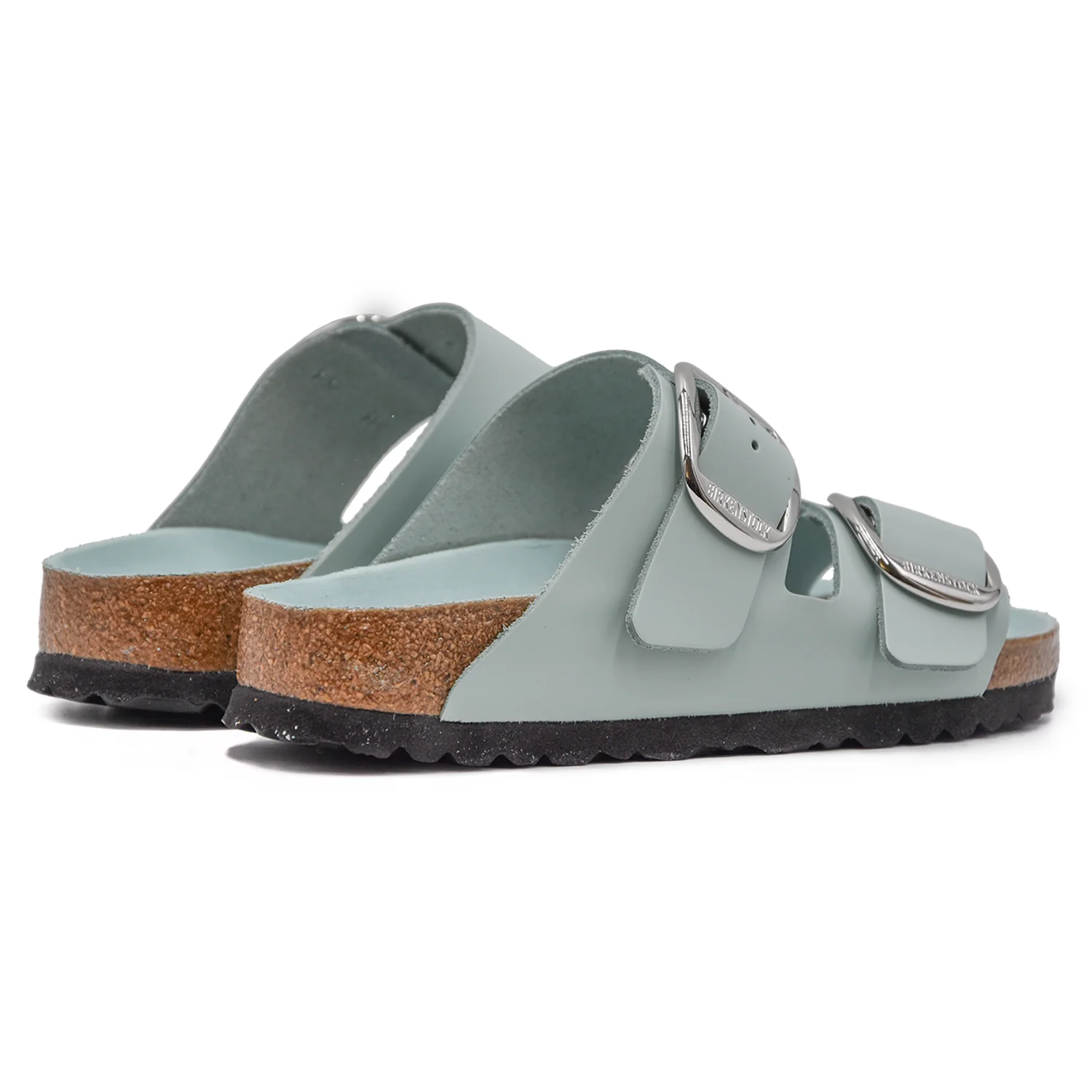 Birkenstock Donna Arizona Buckle Turchese Dalla Finitura Laccata - Image 3