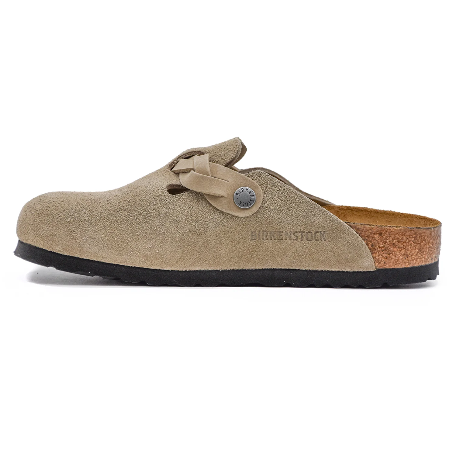 Birkenstock Sabot Taupe Boston Braided Donna Design Raffinato - Image 3