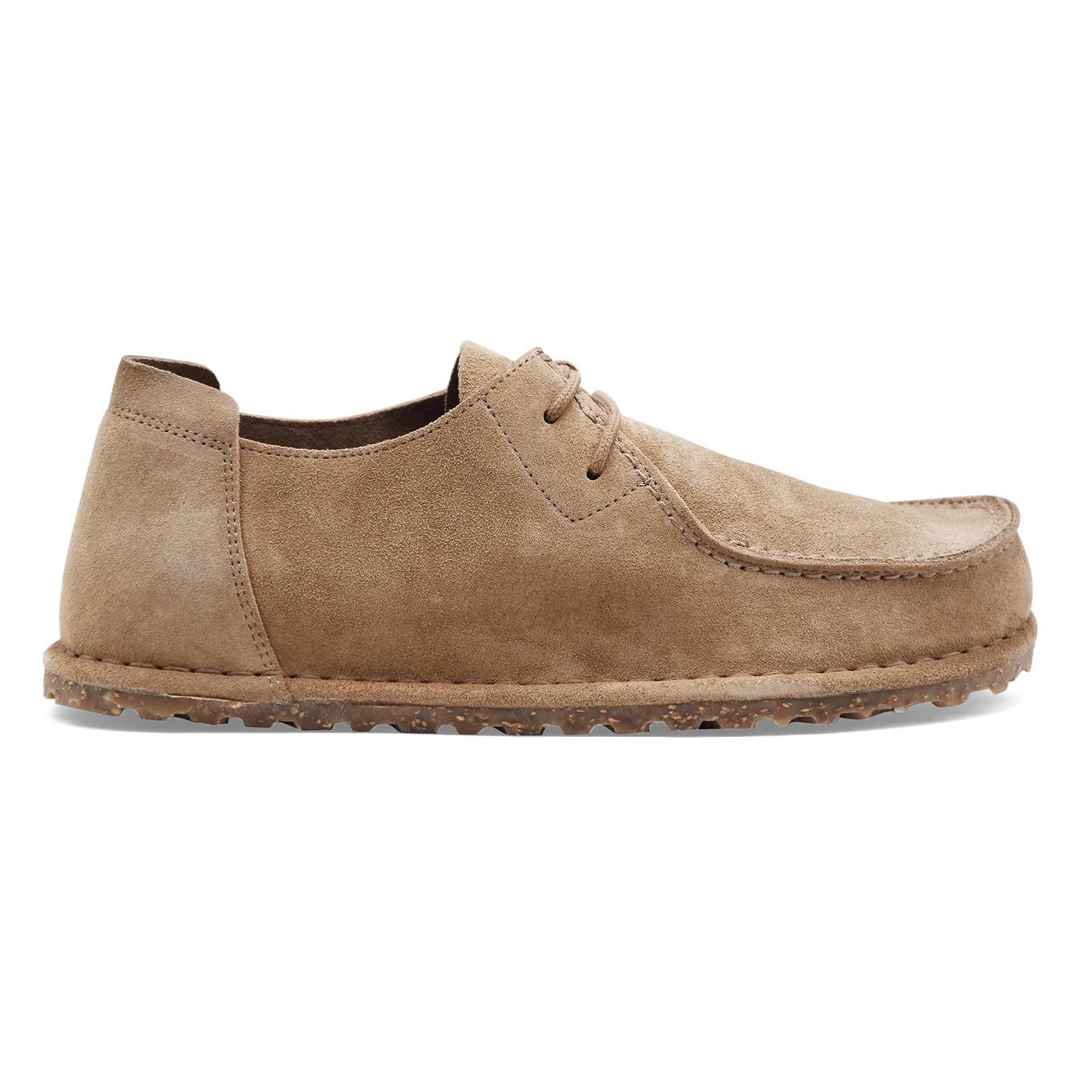 Allacciata Birkenstock Utti Lace Uomo Taupe Pelle Scamosciata