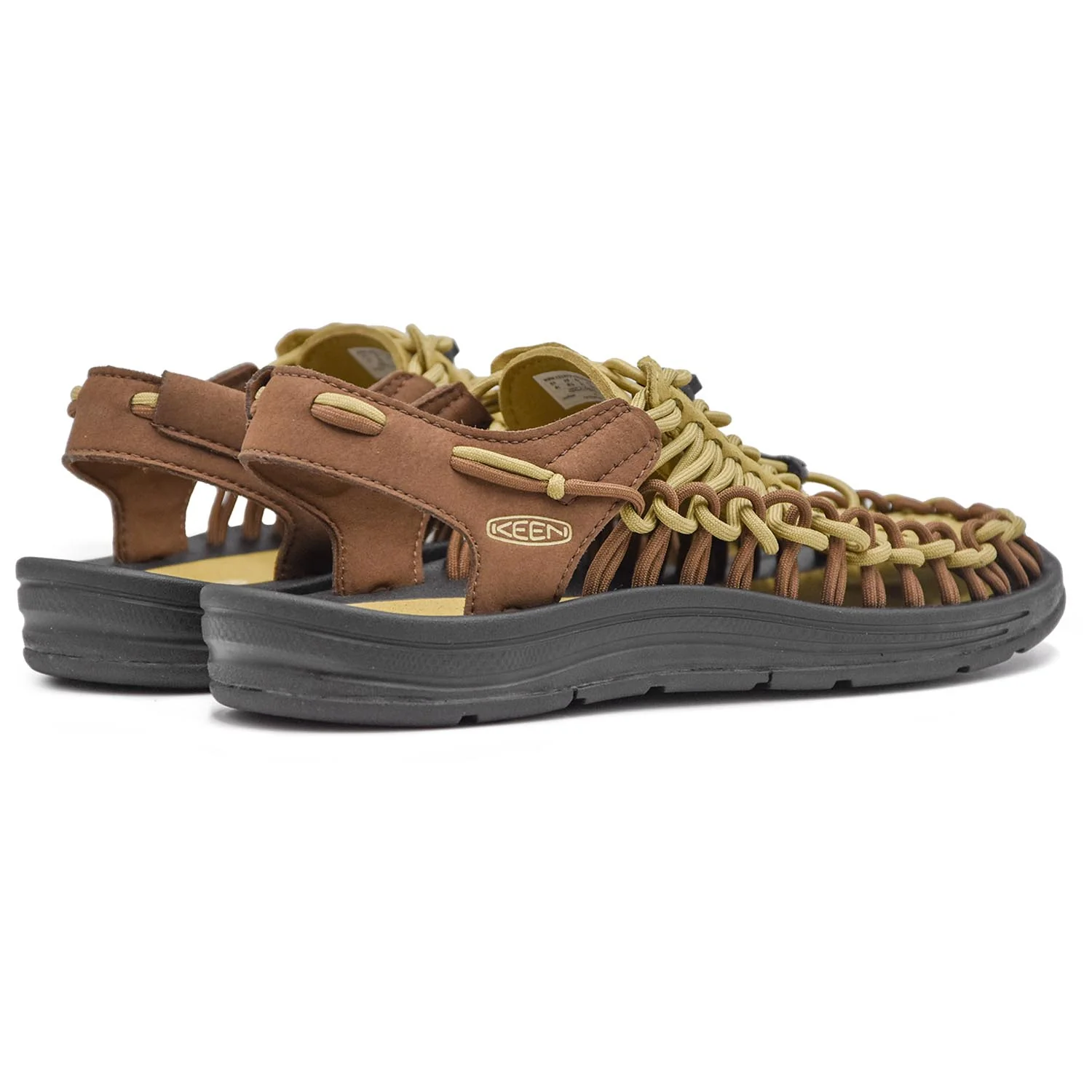 Sandali Keen Khaki Dalla Suola Con Scanalature A Rasoio Uomo - Image 3