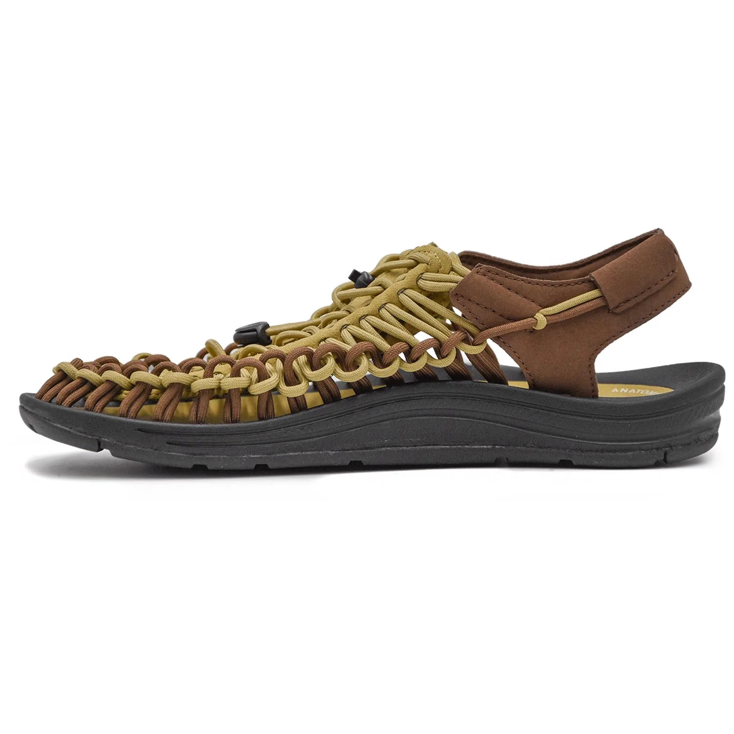 Sandali Keen Khaki Dalla Suola Con Scanalature A Rasoio Uomo - Image 4