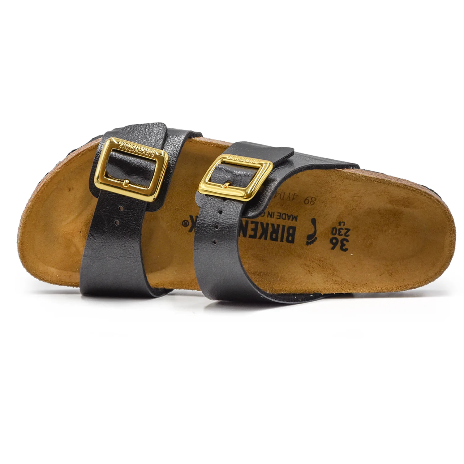 Sandali Birkenstock Sydney Liquirizia Finitura Brillante Donna - Image 4