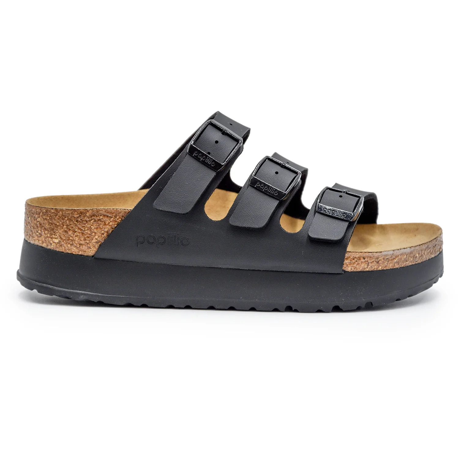 Sandali Birkenstock Papillo Florida Nero Donna Suola Flessibile