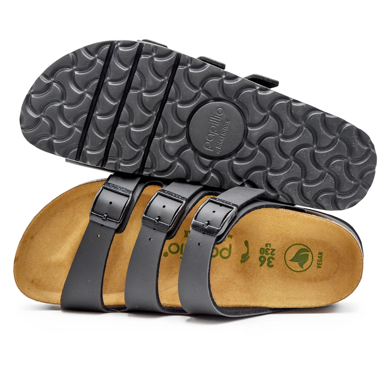 Sandali Birkenstock Papillo Florida Nero Donna Suola Flessibile - Image 2