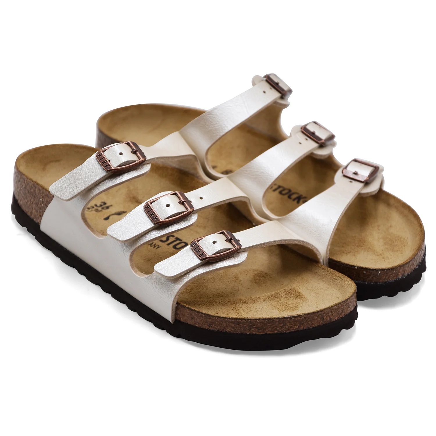 Sandali Birkenstock Donna Florida Elegante Graceful Pearl White - Image 2