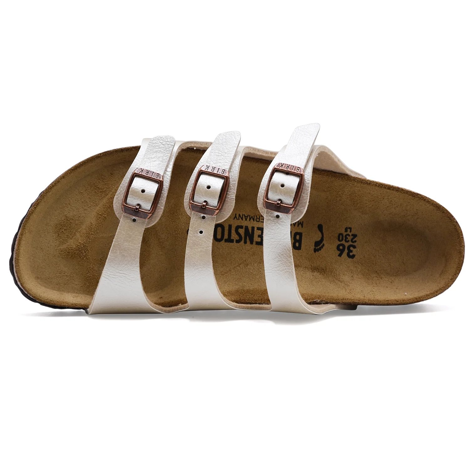 Sandali Birkenstock Donna Florida Elegante Graceful Pearl White - Image 3