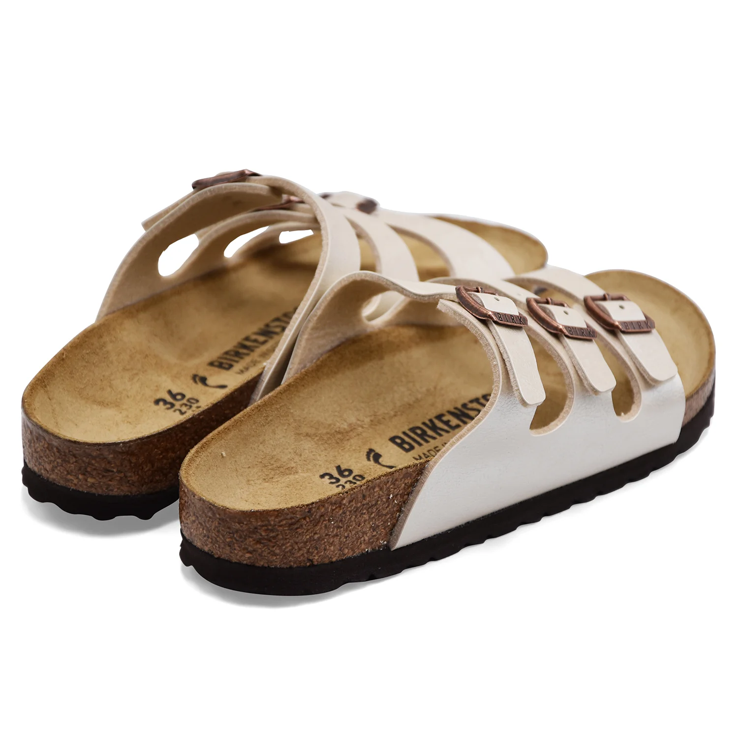 Sandali Birkenstock Donna Florida Elegante Graceful Pearl White - Image 5