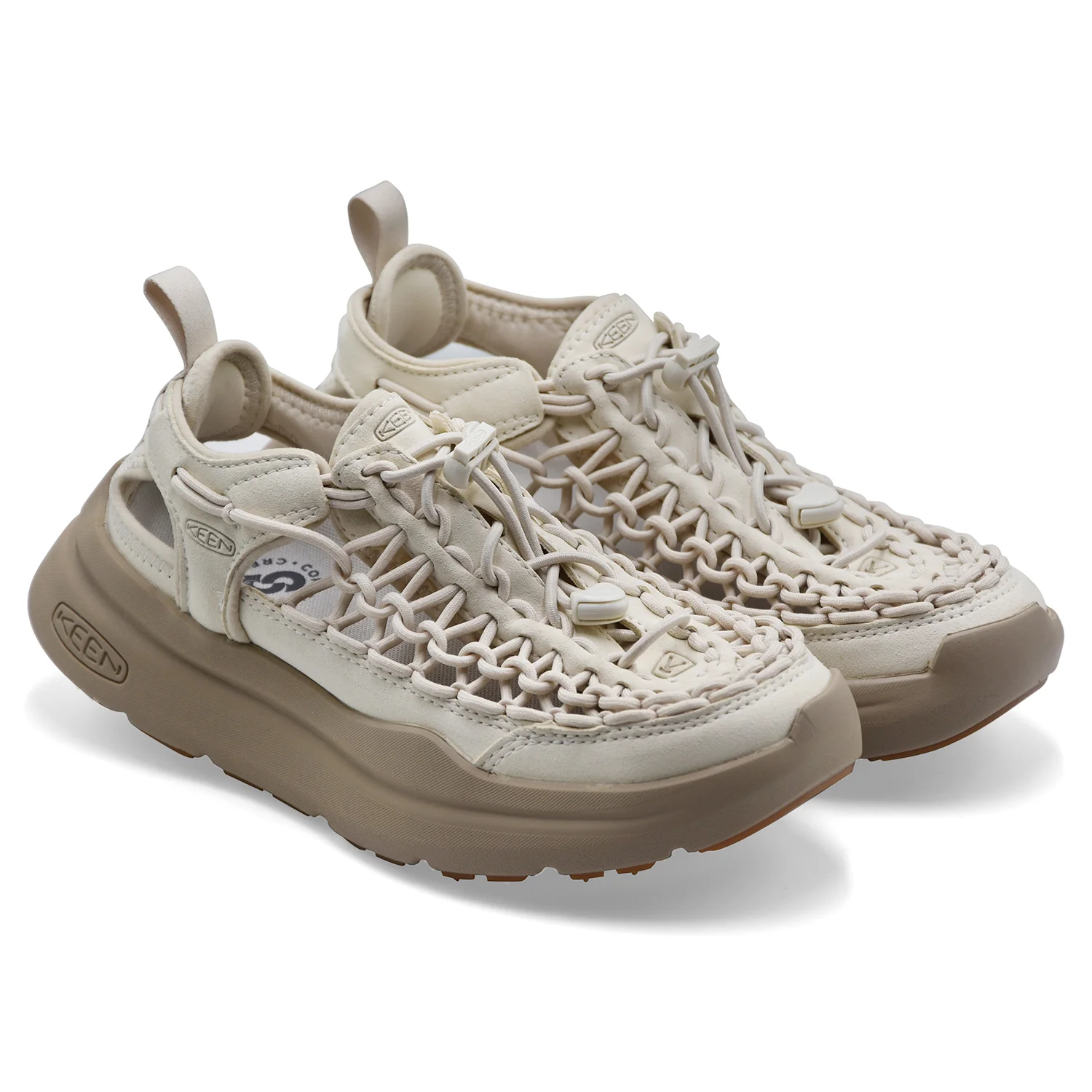 Keen Sandali Da Donna 1030268 In Tessuto Taupe Comodi E Pratici - Image 2