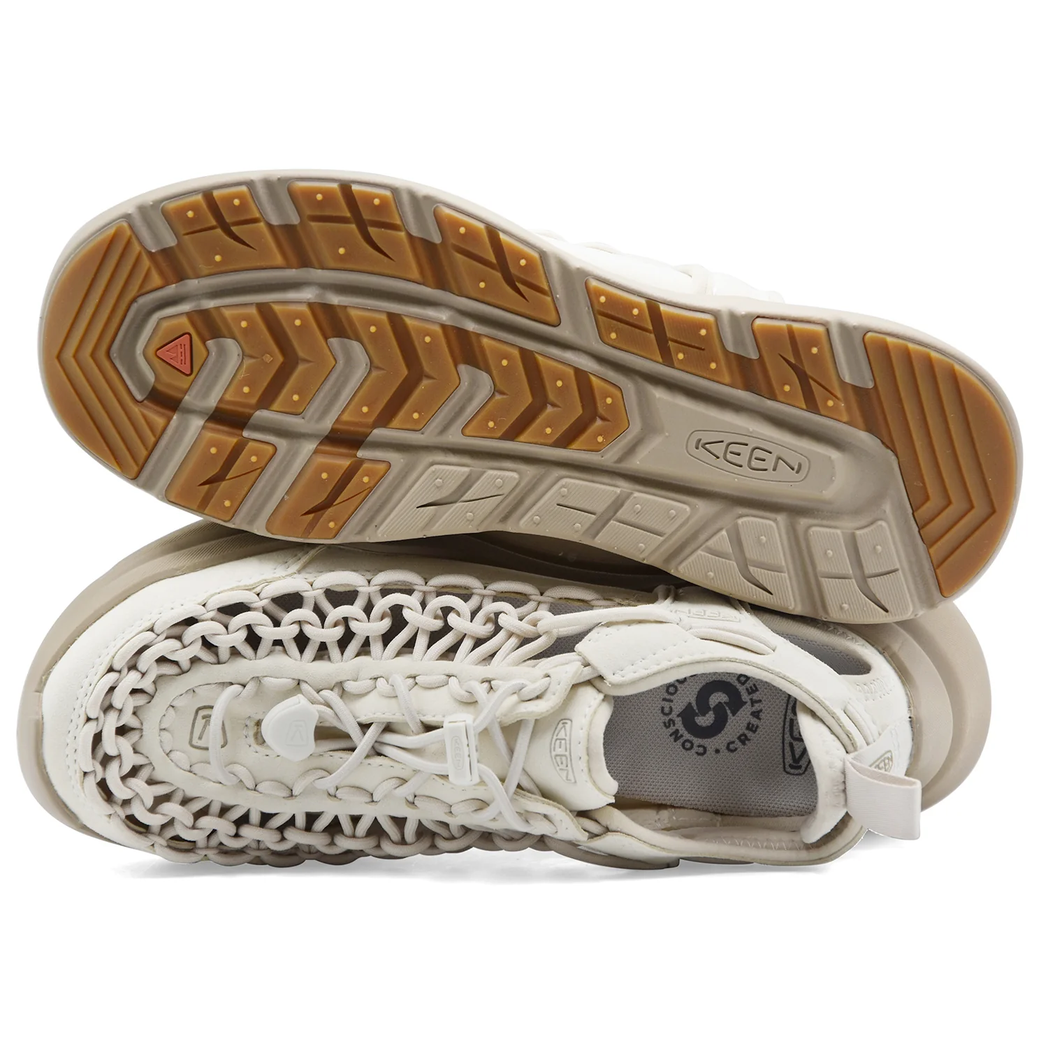 Keen Sandali Da Donna 1030268 In Tessuto Taupe Comodi E Pratici - Image 4