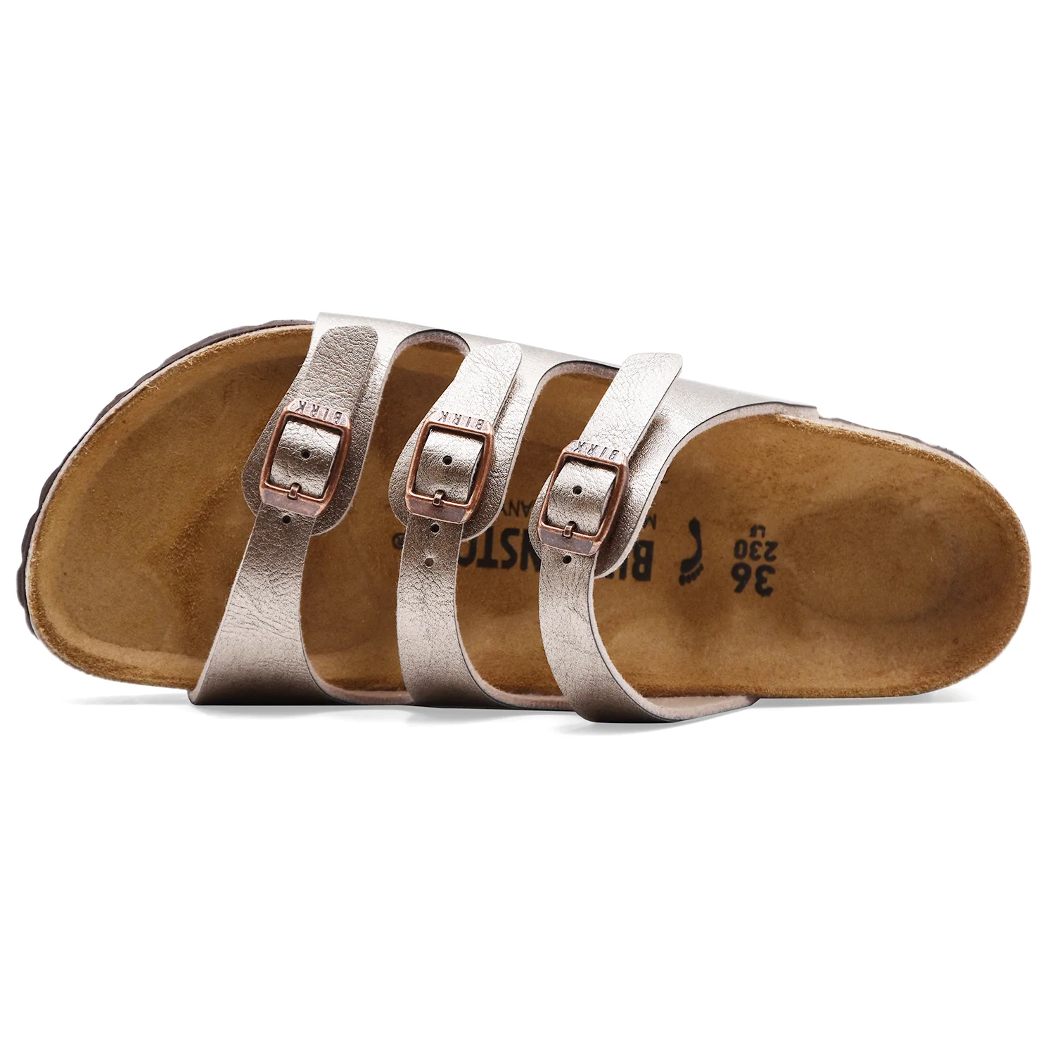 Sandali Da Donna Birkenstock Florida Finitura Graceful Taupe - Image 3