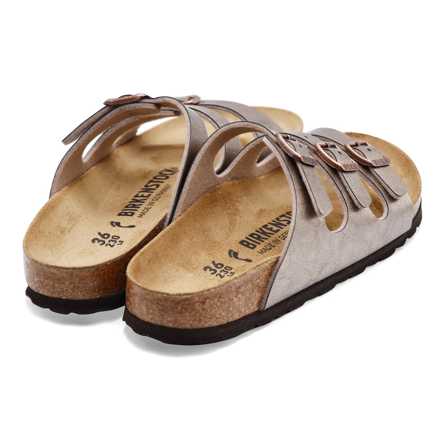 Sandali Da Donna Birkenstock Florida Finitura Graceful Taupe - Image 5