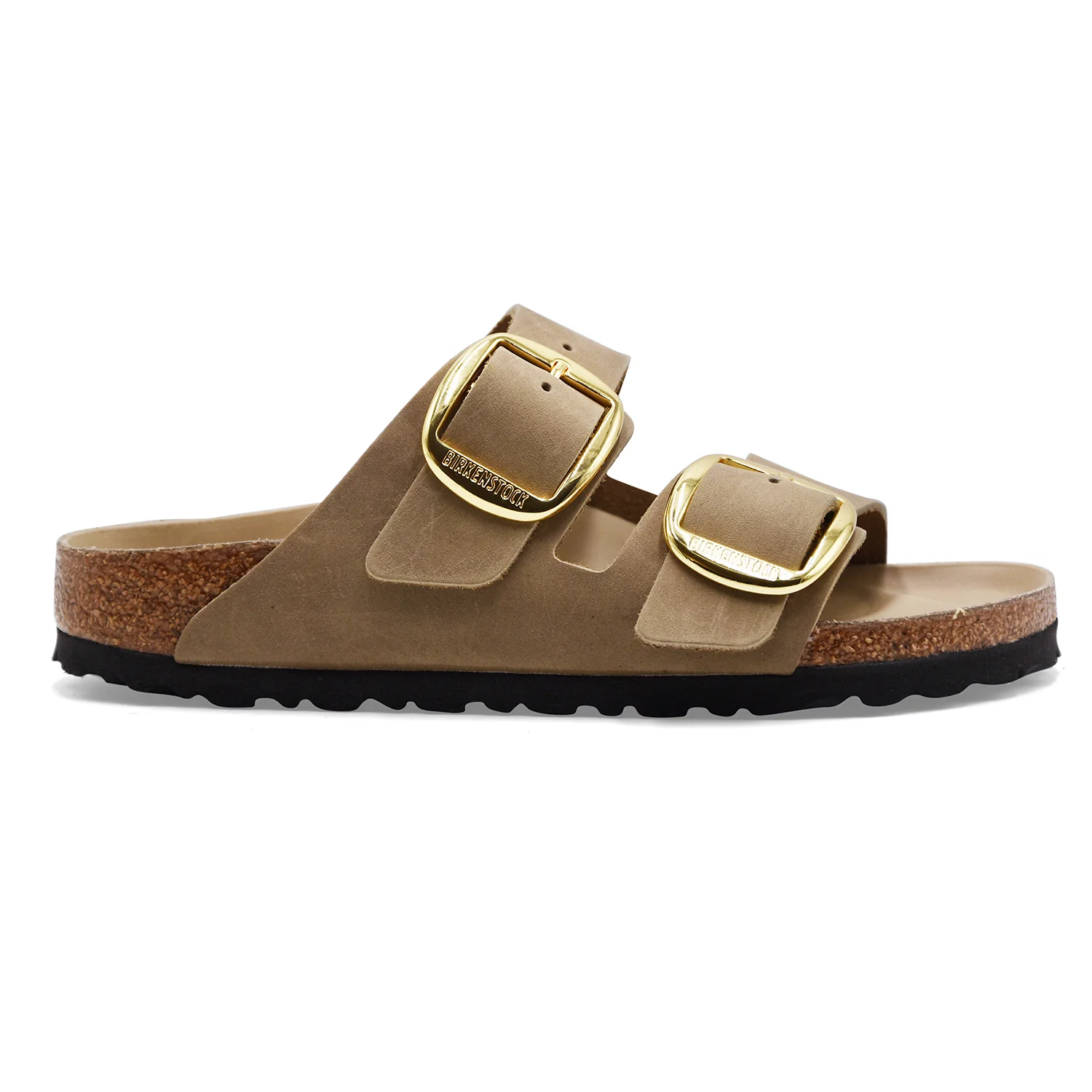 Sandali Birkenstock Donna Arizona Big Buckle Pelle Tabacco Brown