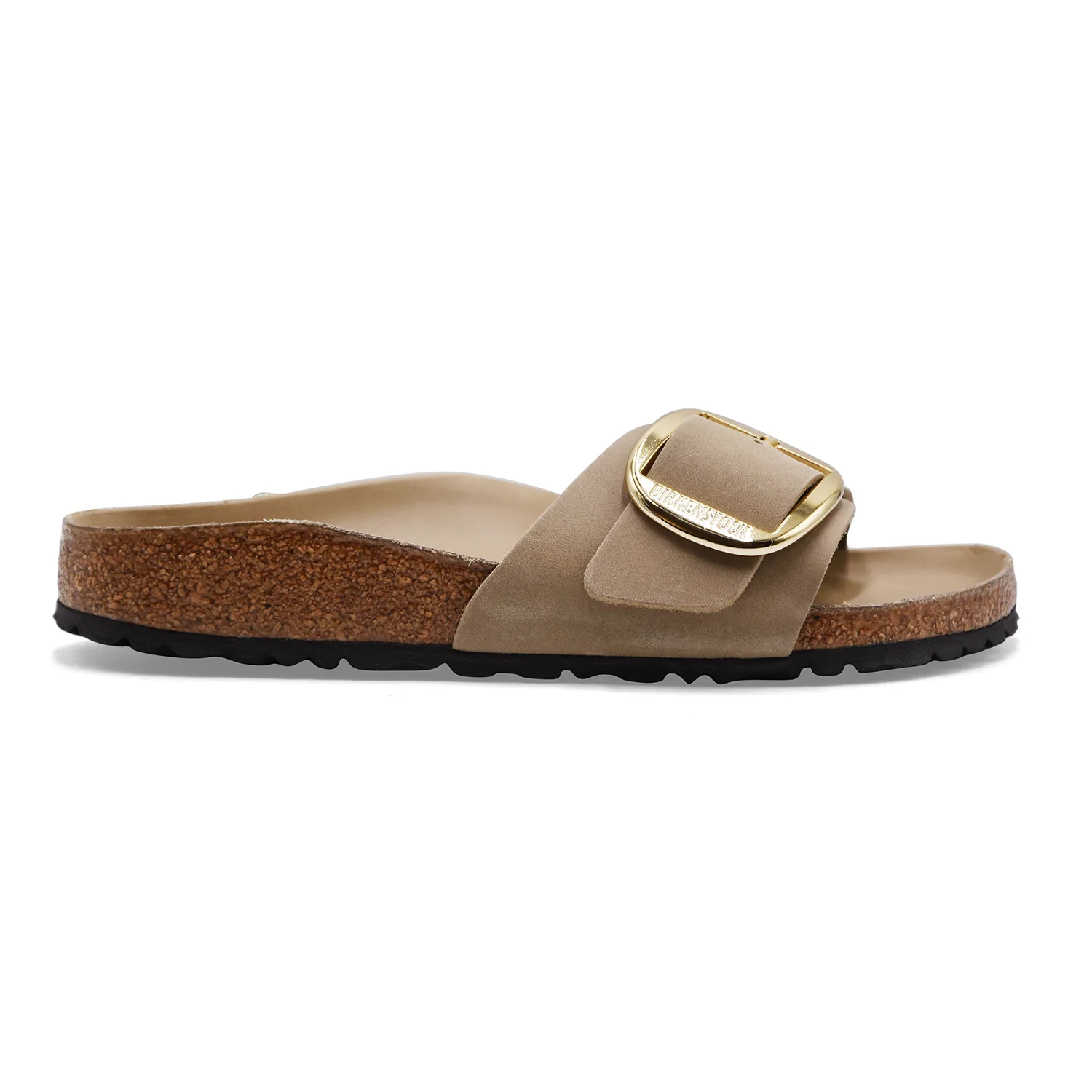 Sandali Birkenstock Madrid Big Buckle Tabacco Brown Pelle Oleata
