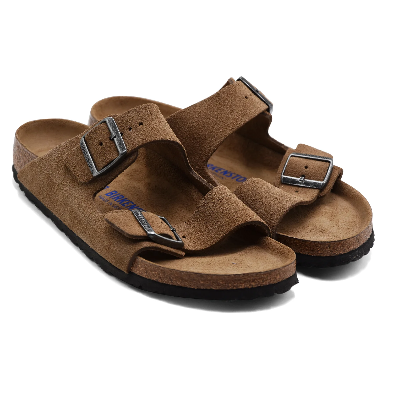 Sandali Birkenstock Arizona Soft Footbed Uomo Dark Tea Tonal - Image 2