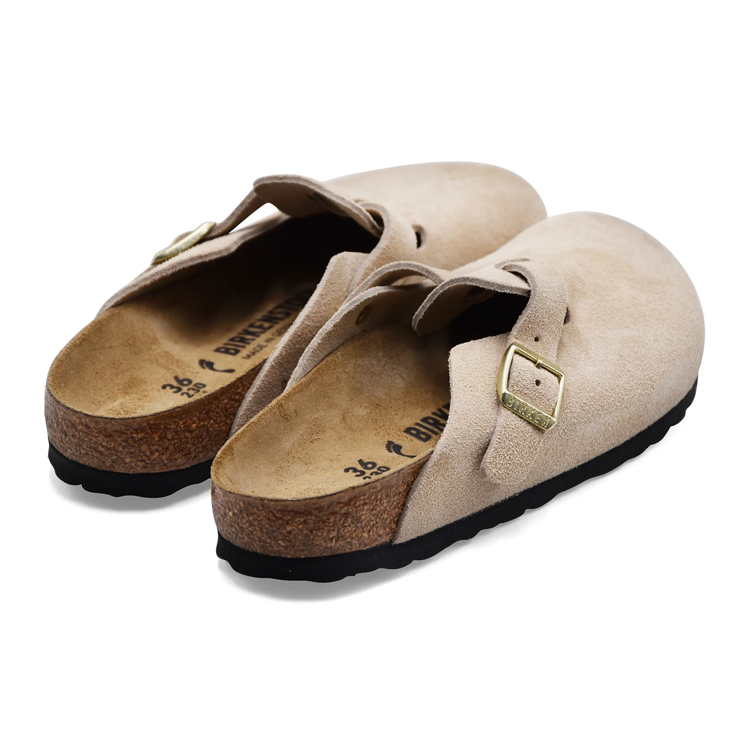 Sabot Donna Birkenstock Boston Sandcastle Con Forma Anatomica - Image 5